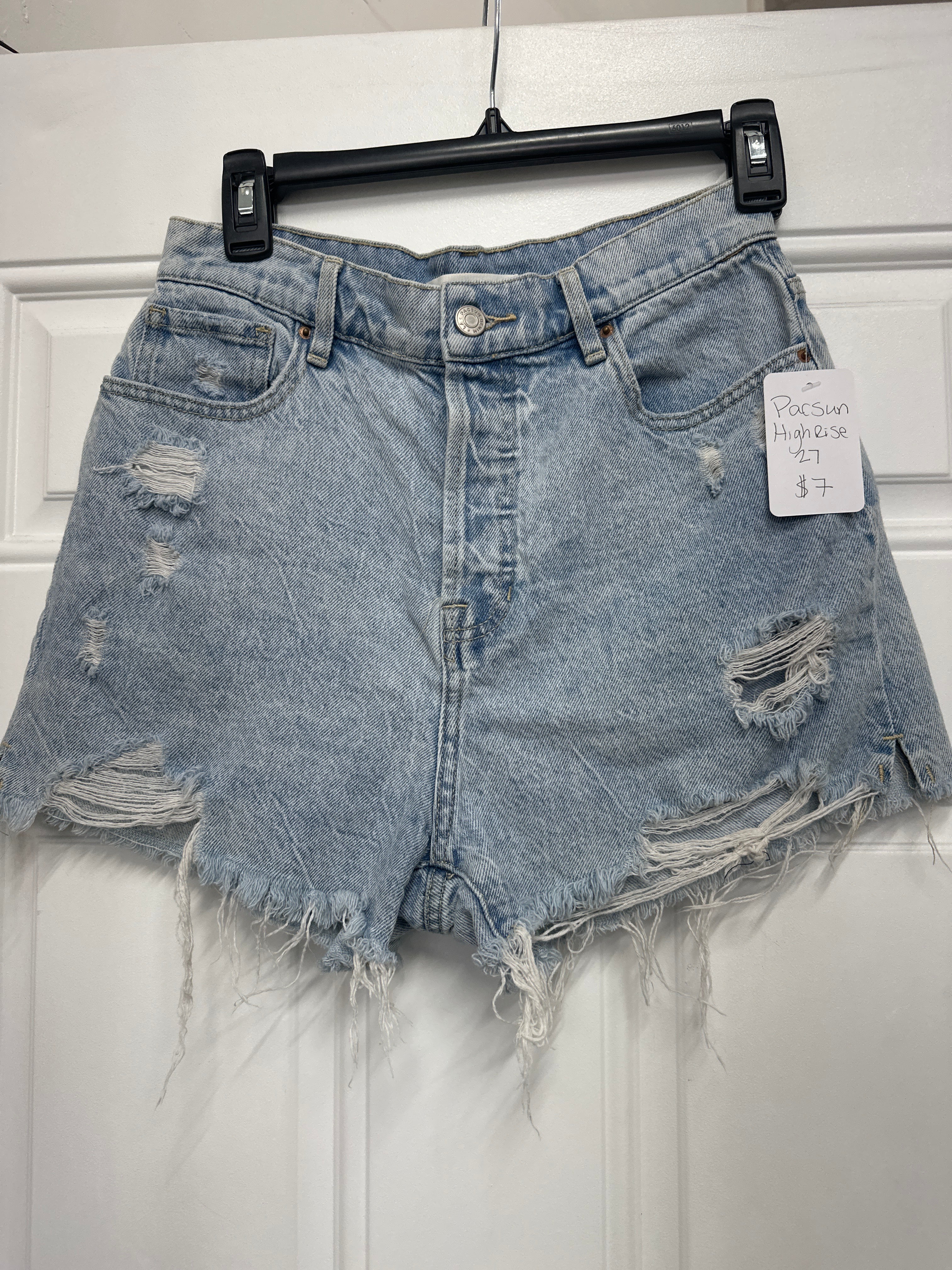 Pac Sun High Rise Shorts- Size 27