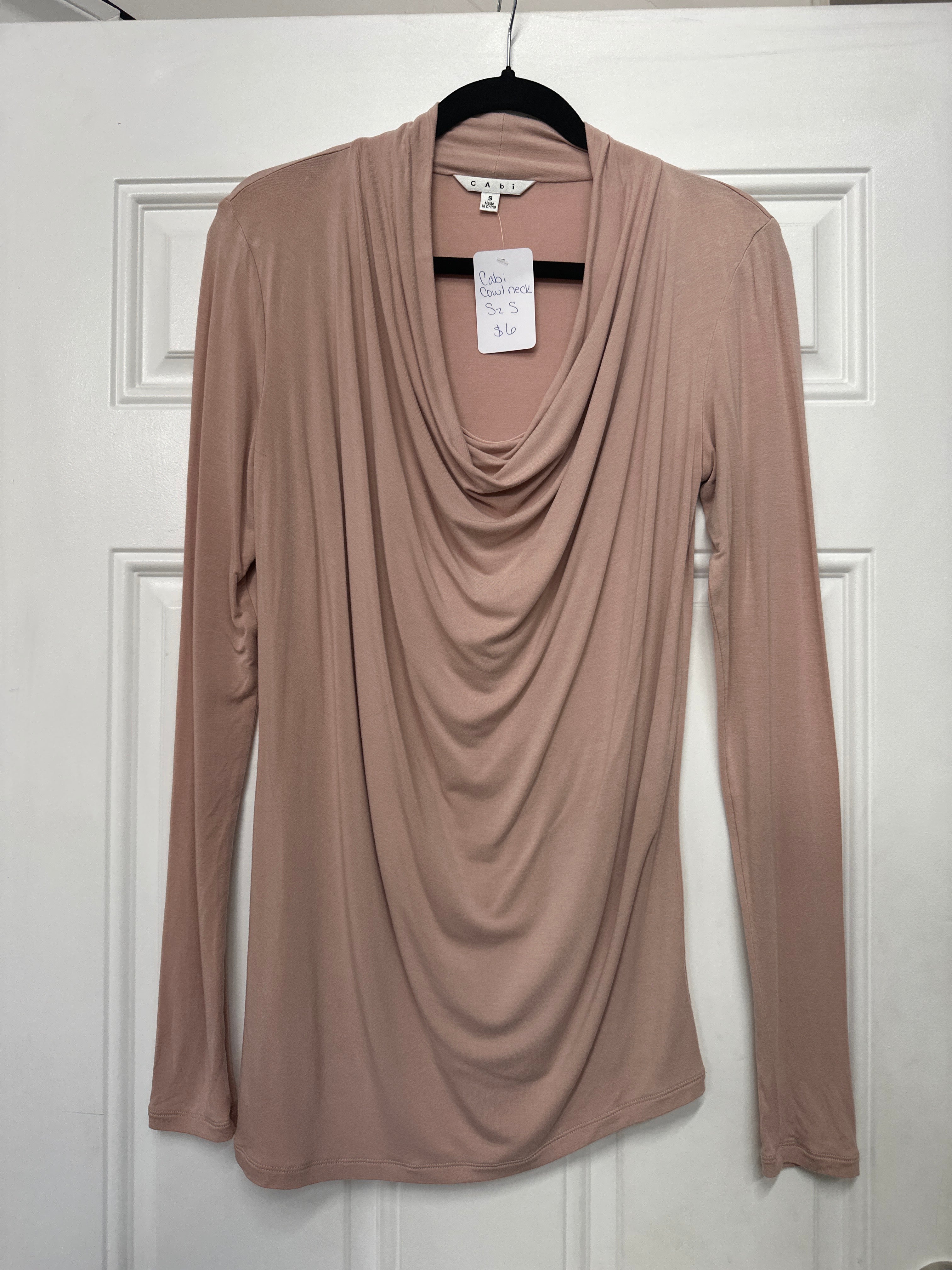 Cabi Cowl Neck Top- small
