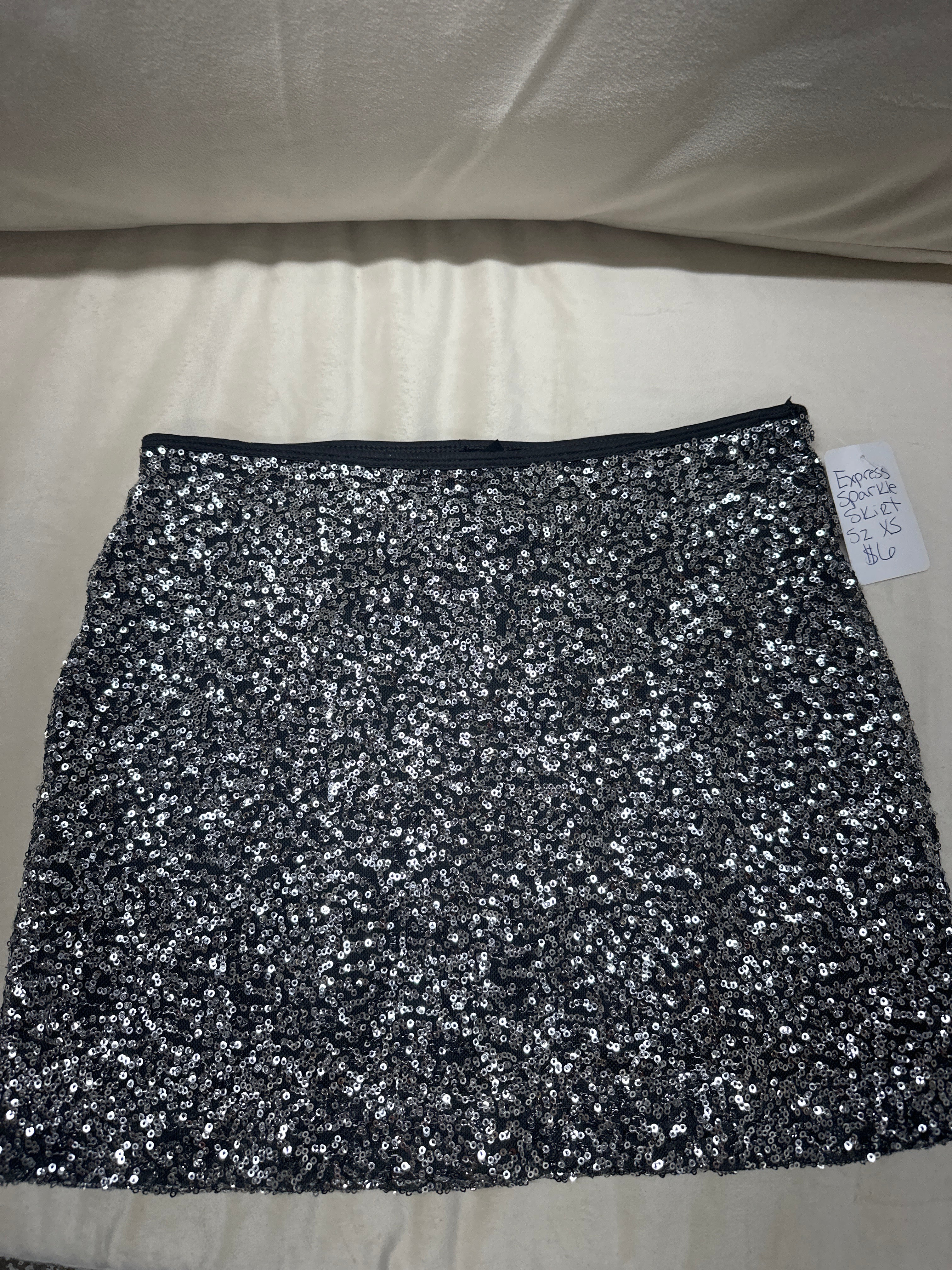 Express Sequence Skirt- XS