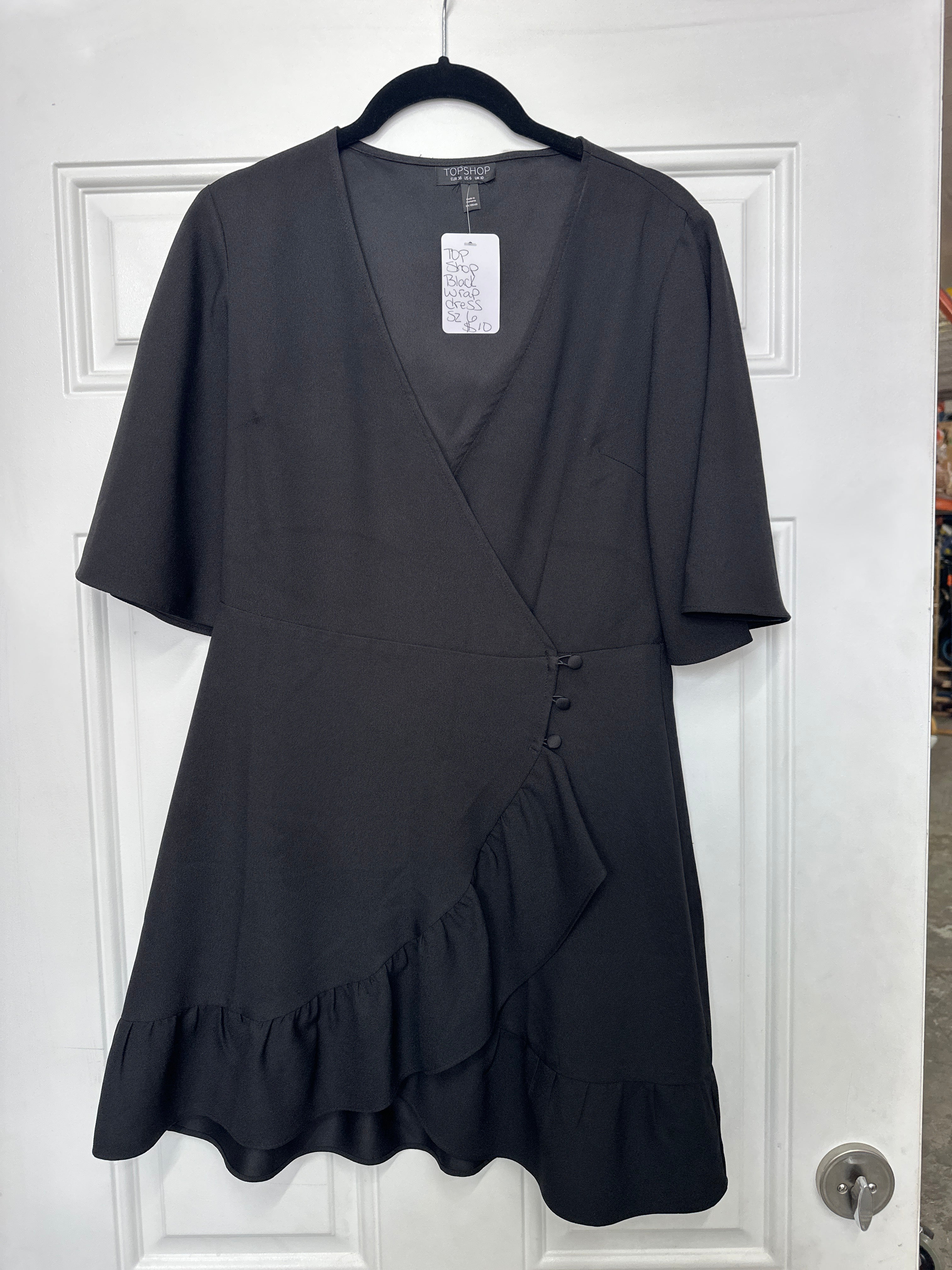 Top Shop Wrap Dress- Size 6
