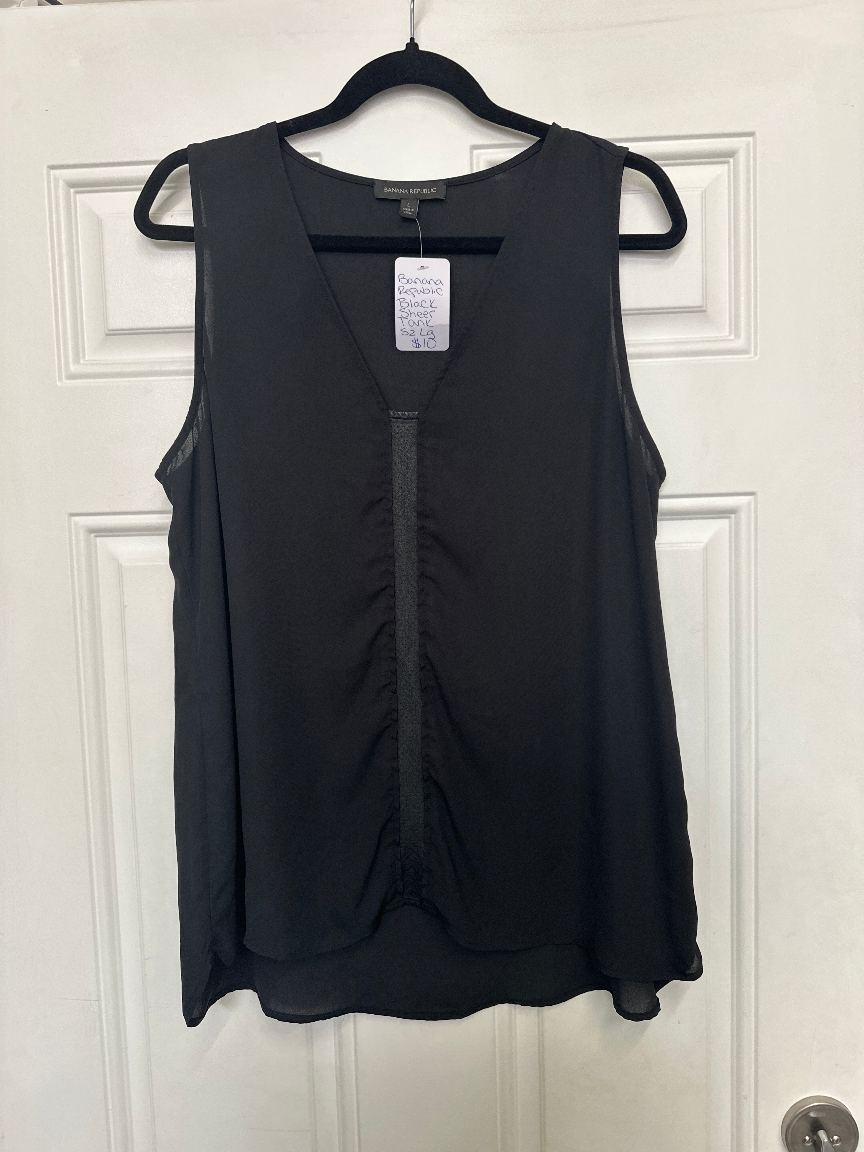 Banana Republic Sheer Tank- Large