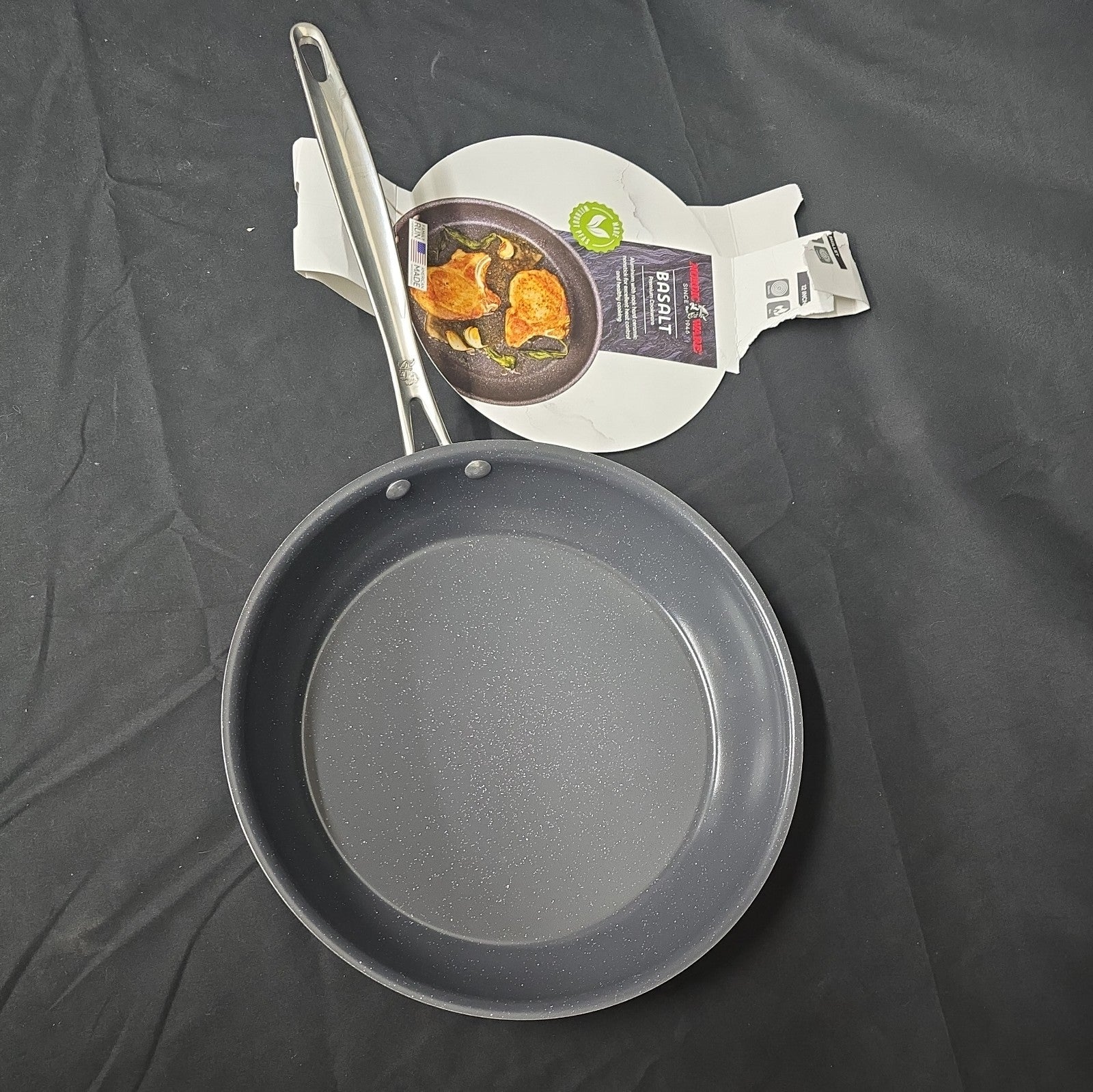 Nordic Ware Basalt 12 Inch Nonstick Skillet Pan