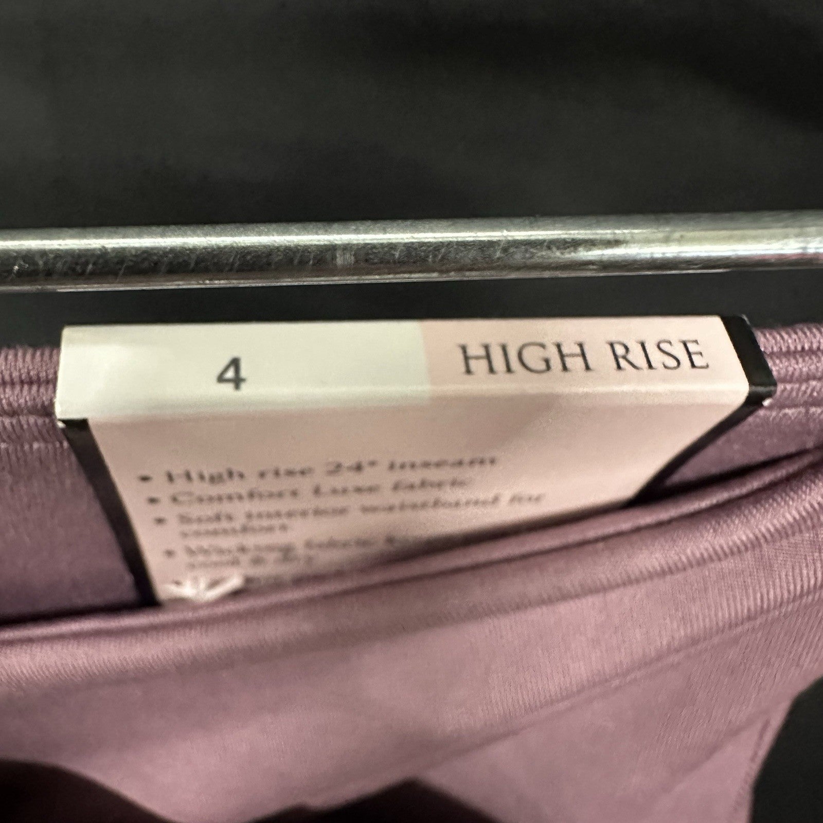 NWT Victoria’s Secret 7/8 Length Size 4 High Rise Leggings Light Purple 0079