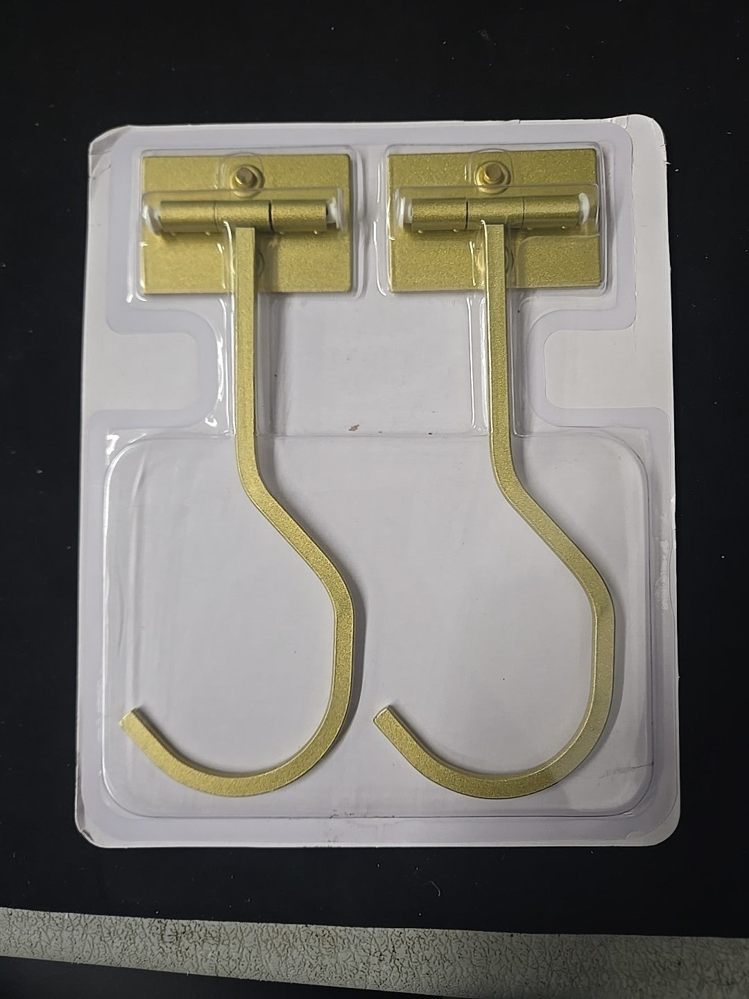2-Pack Self Adhesive Banana Hook, Metal Banana Hanger Hook,Under Cabinet Hook 3A