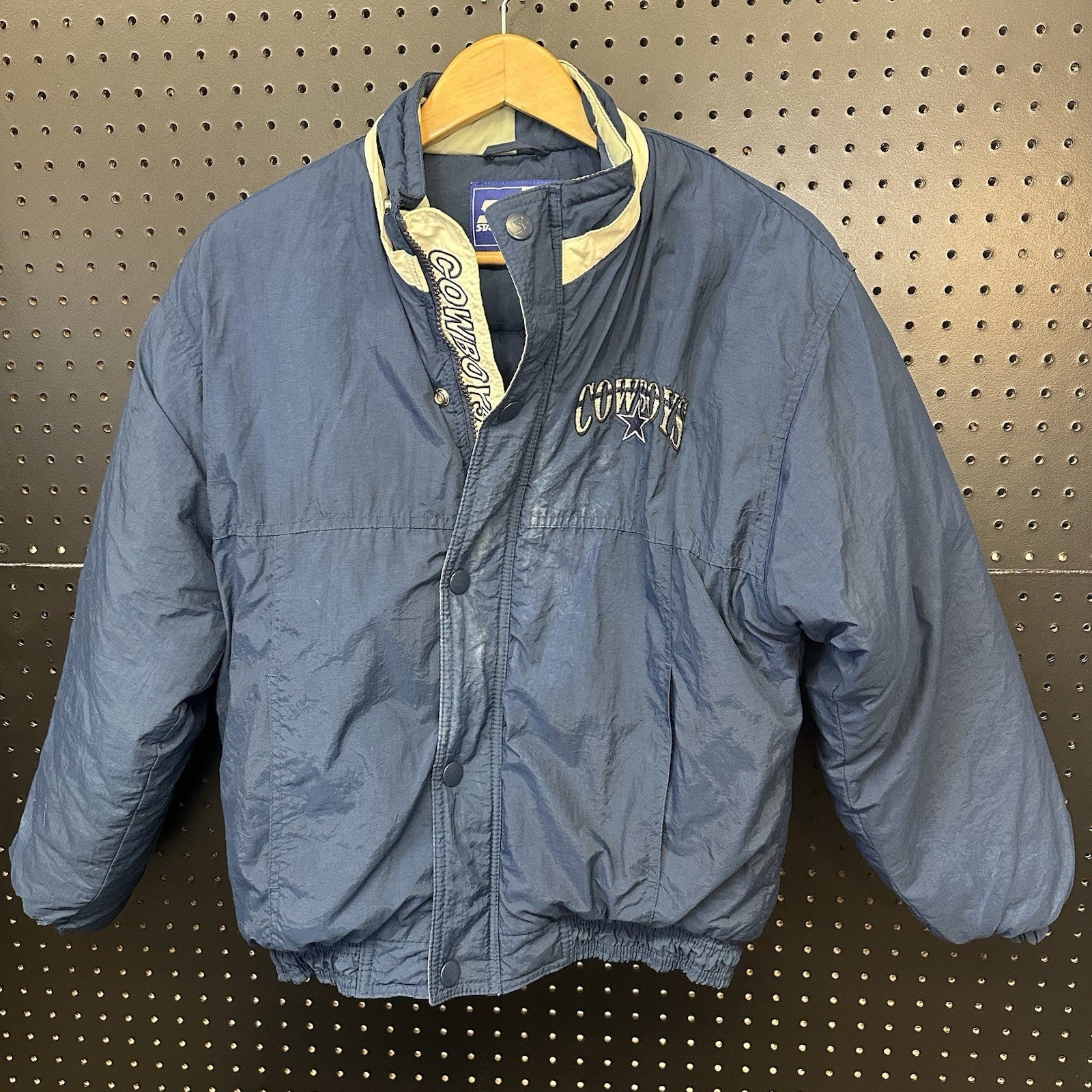 Vintage 90s Starter Dallas Cowboys NFL Pro Line Jacket Made in Korea L