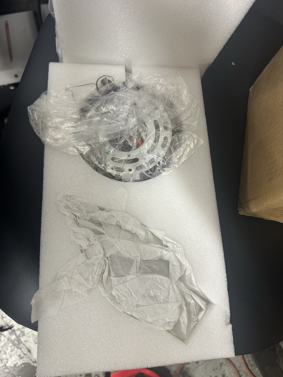 LNC Avelis 1-Light LED Brass Pendant Light, Belles Lighting, A05086 8D