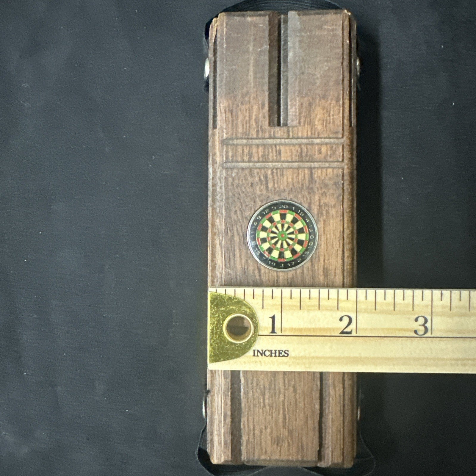Vintage Wooden Dart Holder (6c)