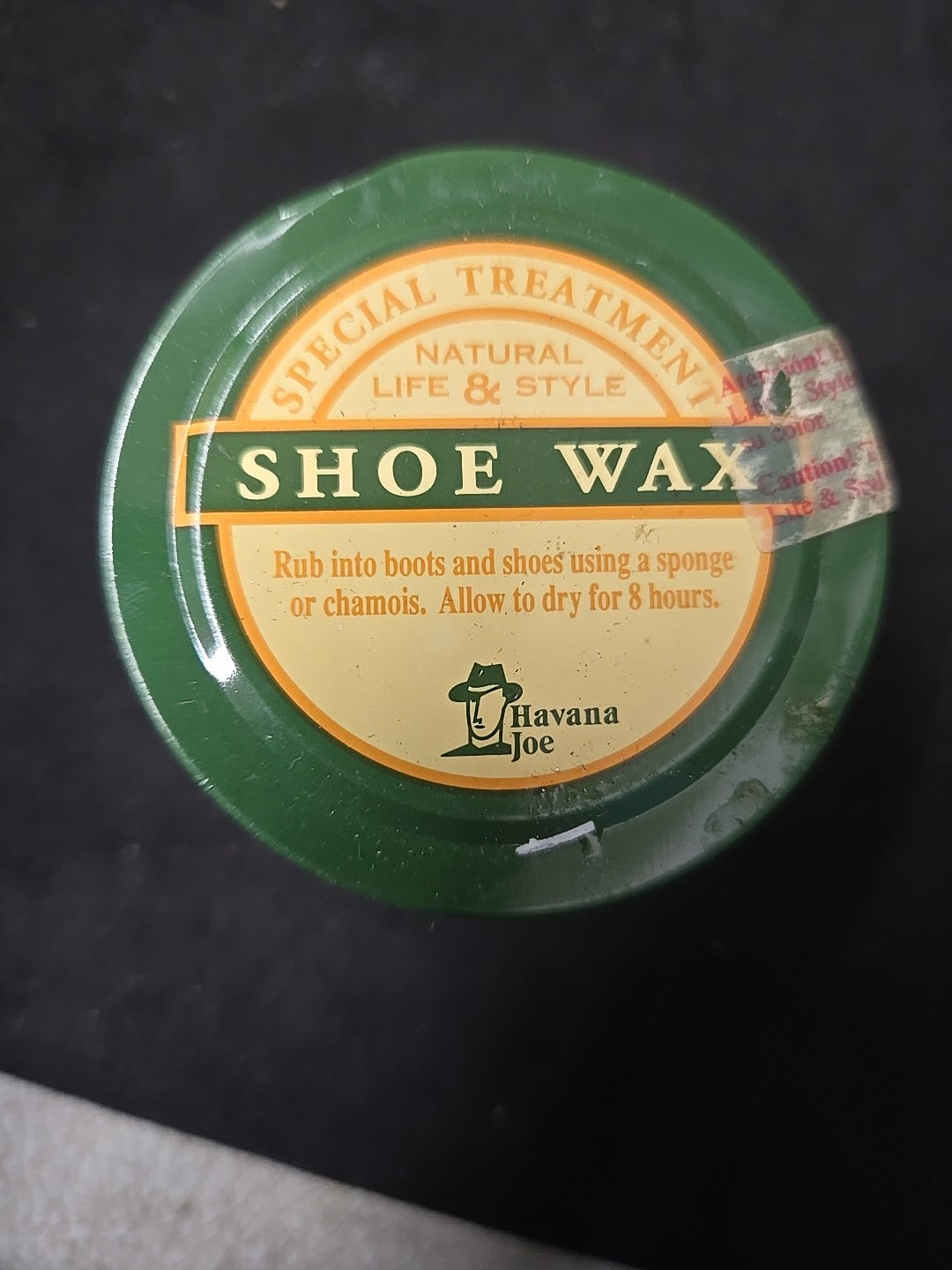 Vintage Havana Joe Shoe Wax Special Treatment Spain 50ml Unused Discontinued 7B