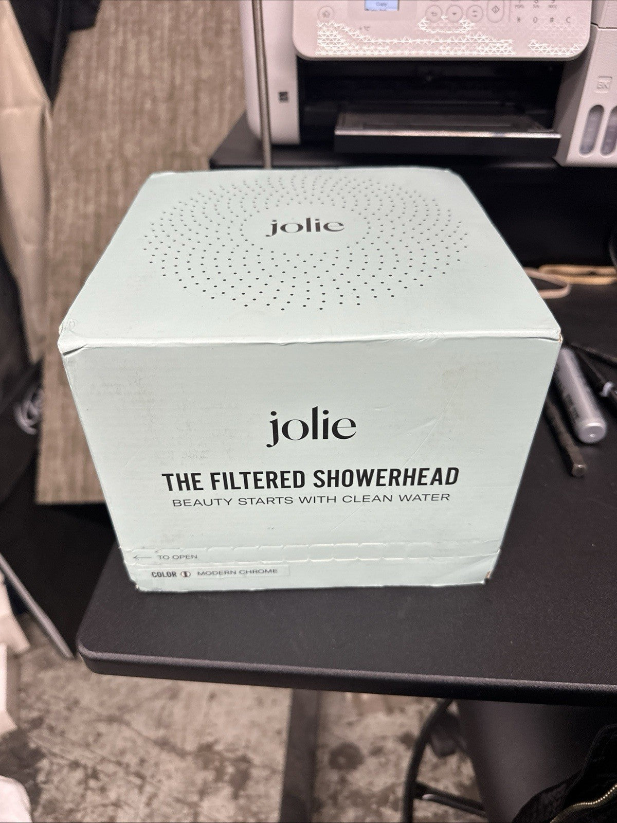 THE JOLIE FILTERED SHOWERHEAD Clinically Tested, High Pressure Modern Chrome 7B