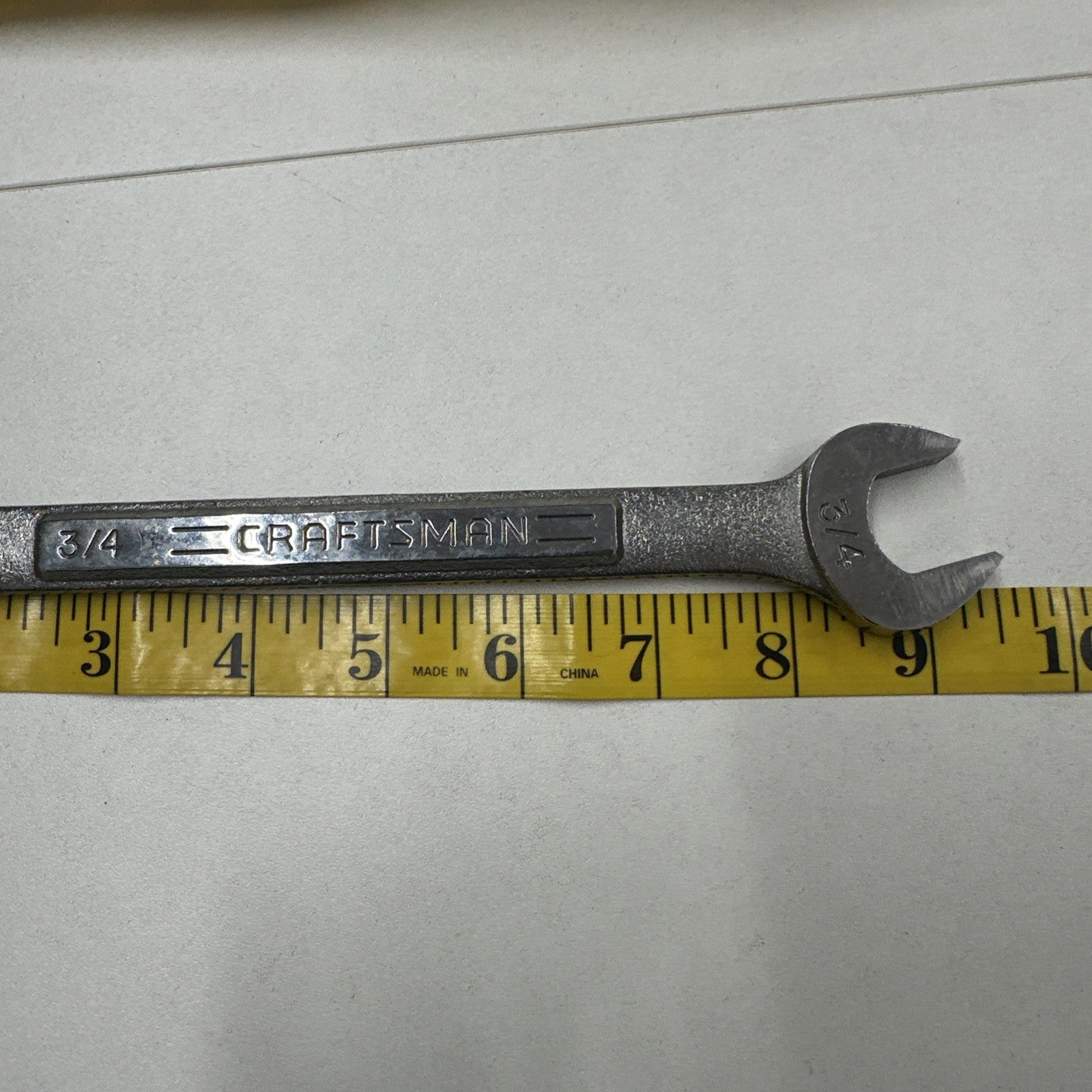 CRAFTSMAN 3/4" Combination 12 pt Wrench VA 44701 Made in the USA 8B