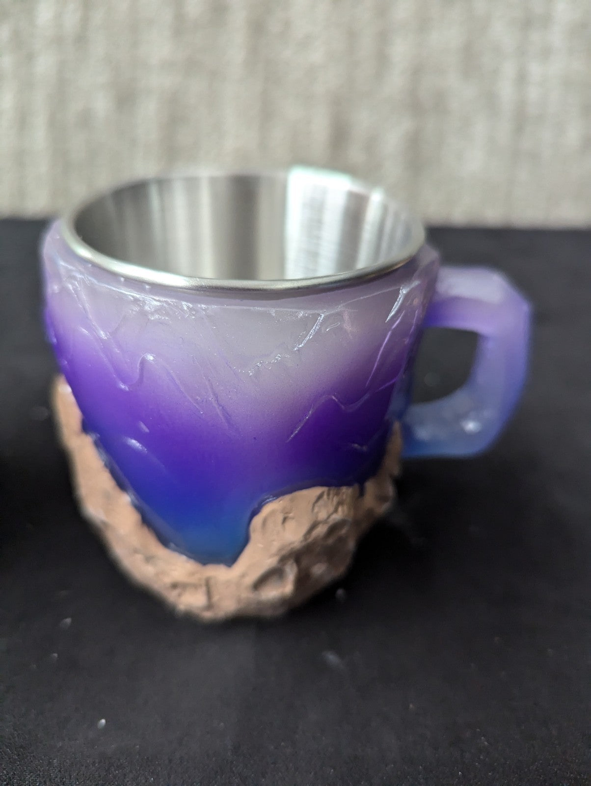 Rare & Unique Resin Mineral Crystal Style Decorative Mugs 3 different Pieces 1D