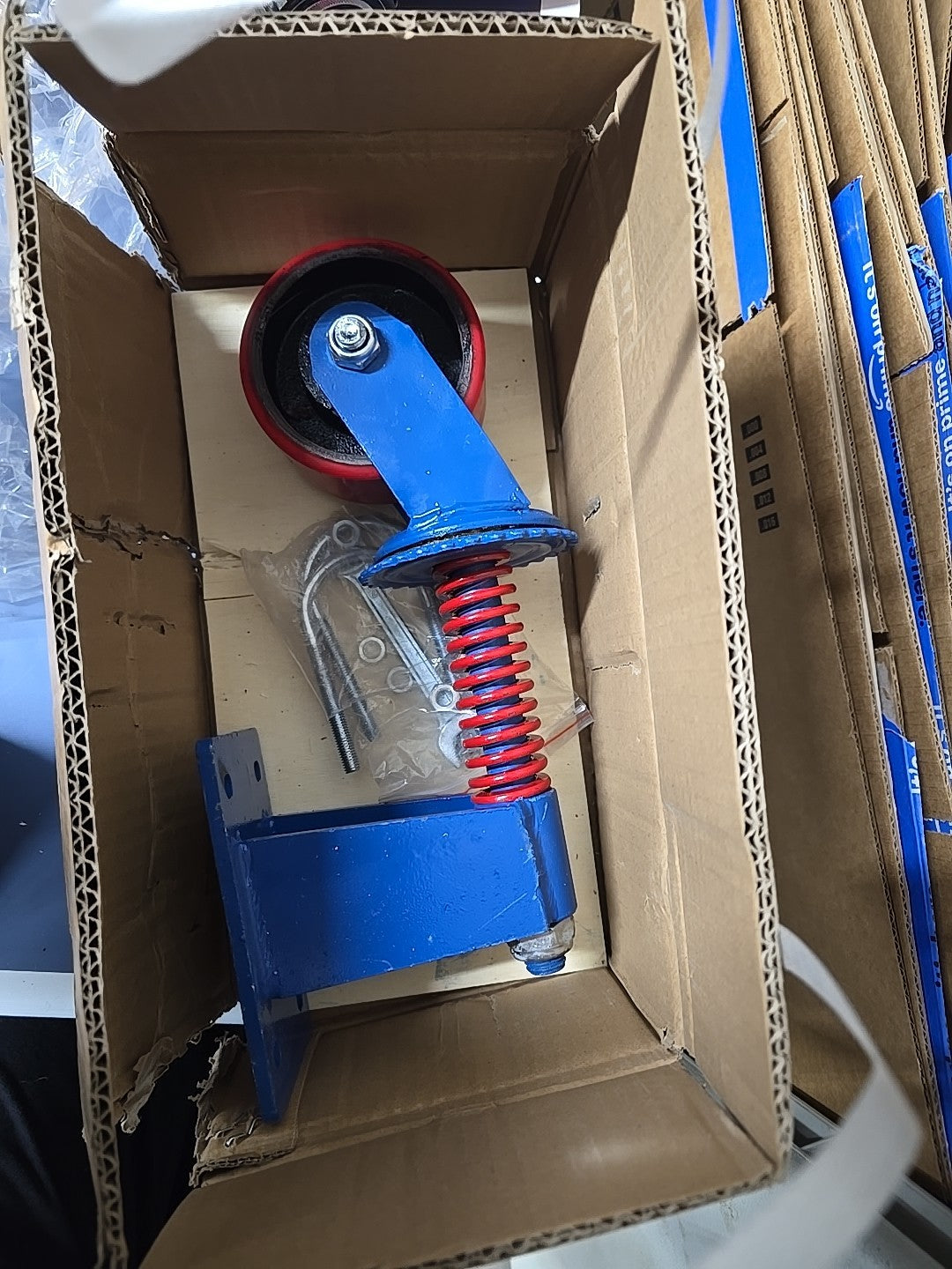 Heavy Duty Fence Gate Wheels 4 Inch for Metal Tube or Wood Gates 6D