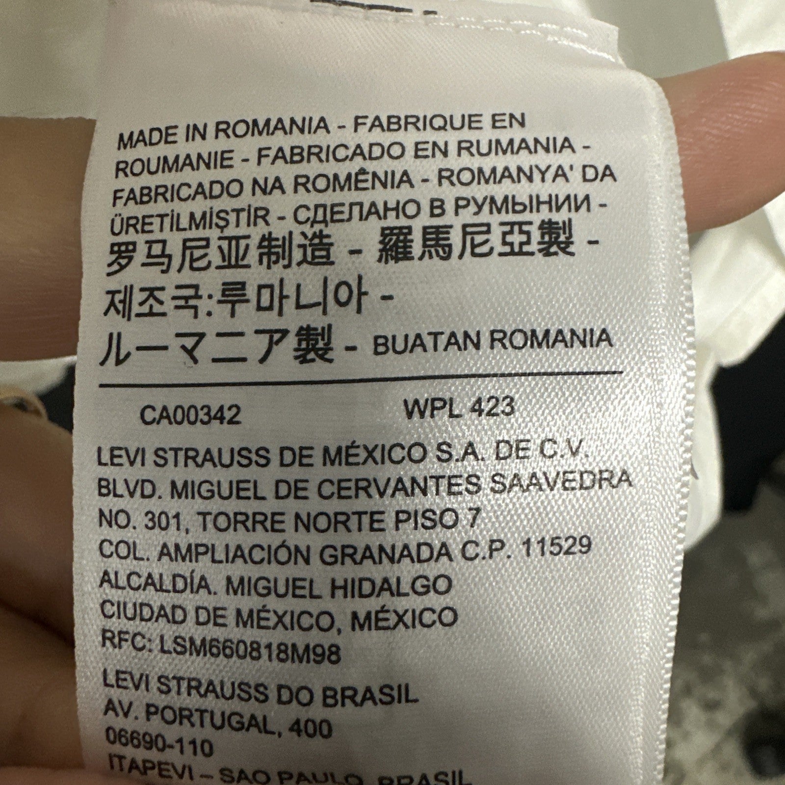 NWT Women's LEVI'S MADE & CRAFTED Dad Shirtdress Minidress Size M 100% Cotton