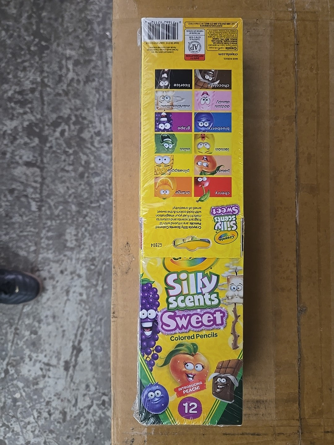 Crayola Silly Scents 12ct Color Pencils Classroom Teacher Bulk 12 Boxes Lot
