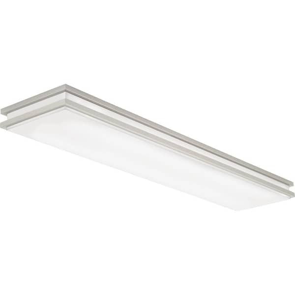 Lithonia Lighting Flush Mount Ceiling Lights Brushed Nickel LinearSaturn Led 12C