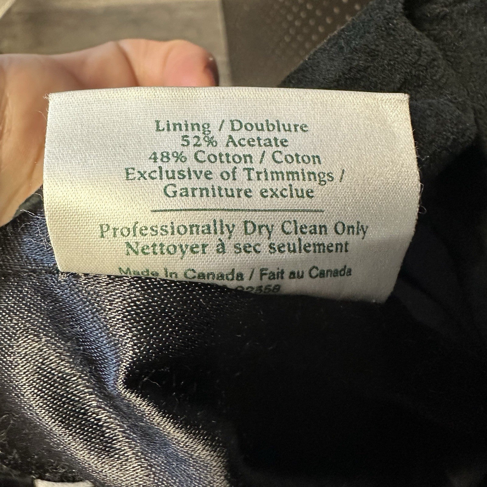 Danier Black Genuine Leather Women Long Coat Jacket XS Fits Small
