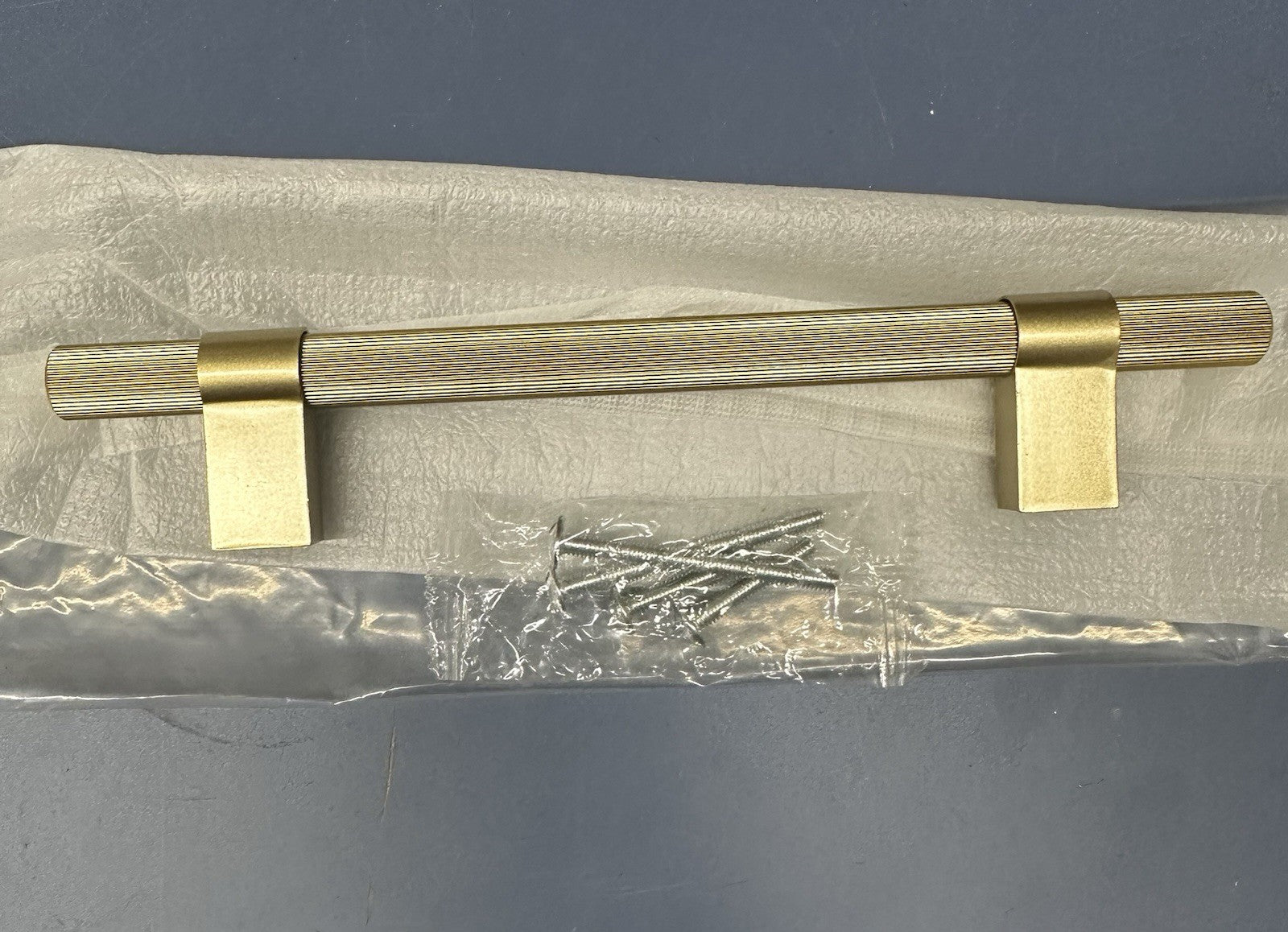 25 Count Homdiy Brushed Gold Drawer Hardware 128mm 5 Inch Drawer Pulls (7E)