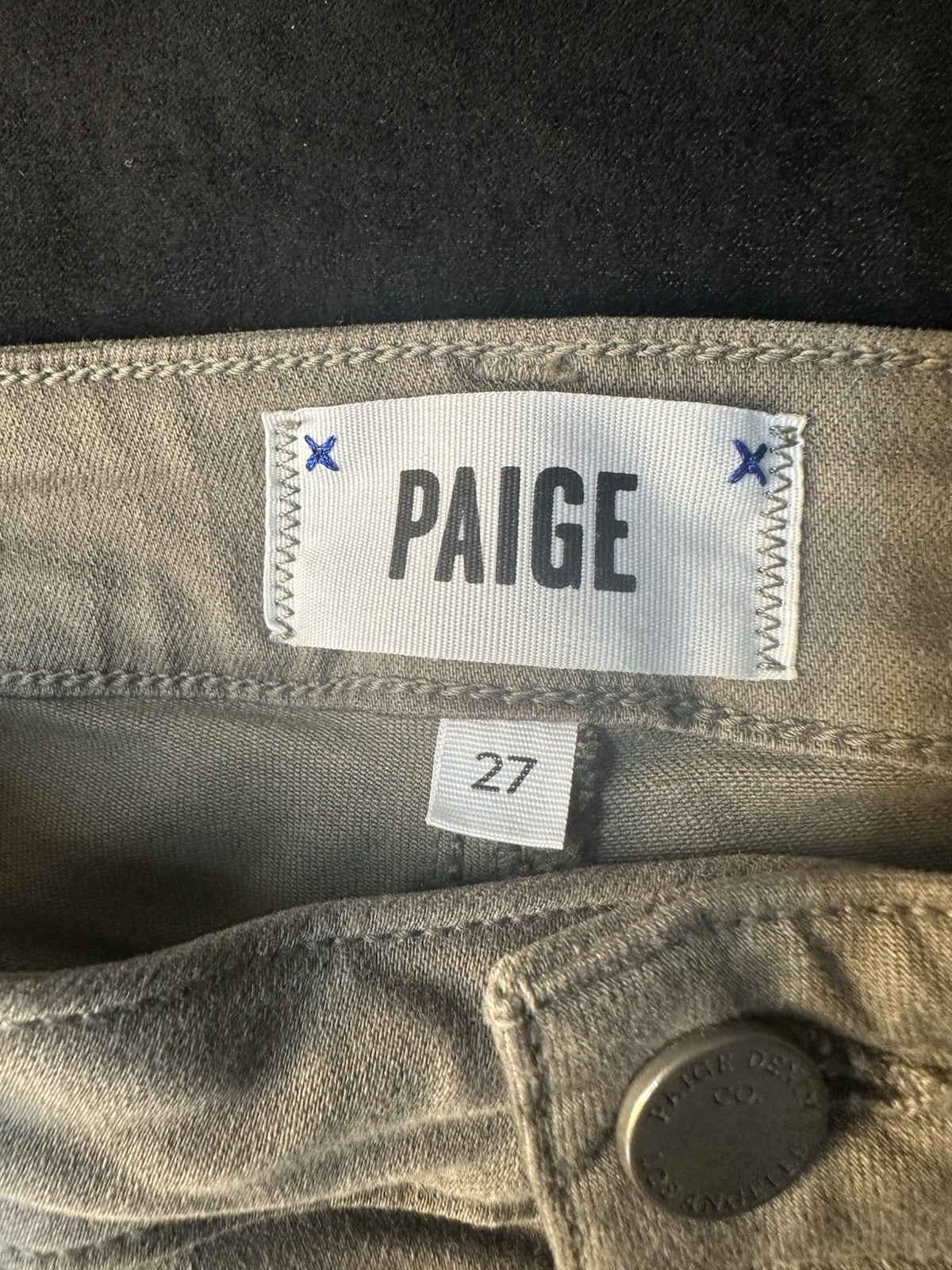 Paige Women’s Jeans Hoxton Ultra Skinny Taupe US 27 (0002)