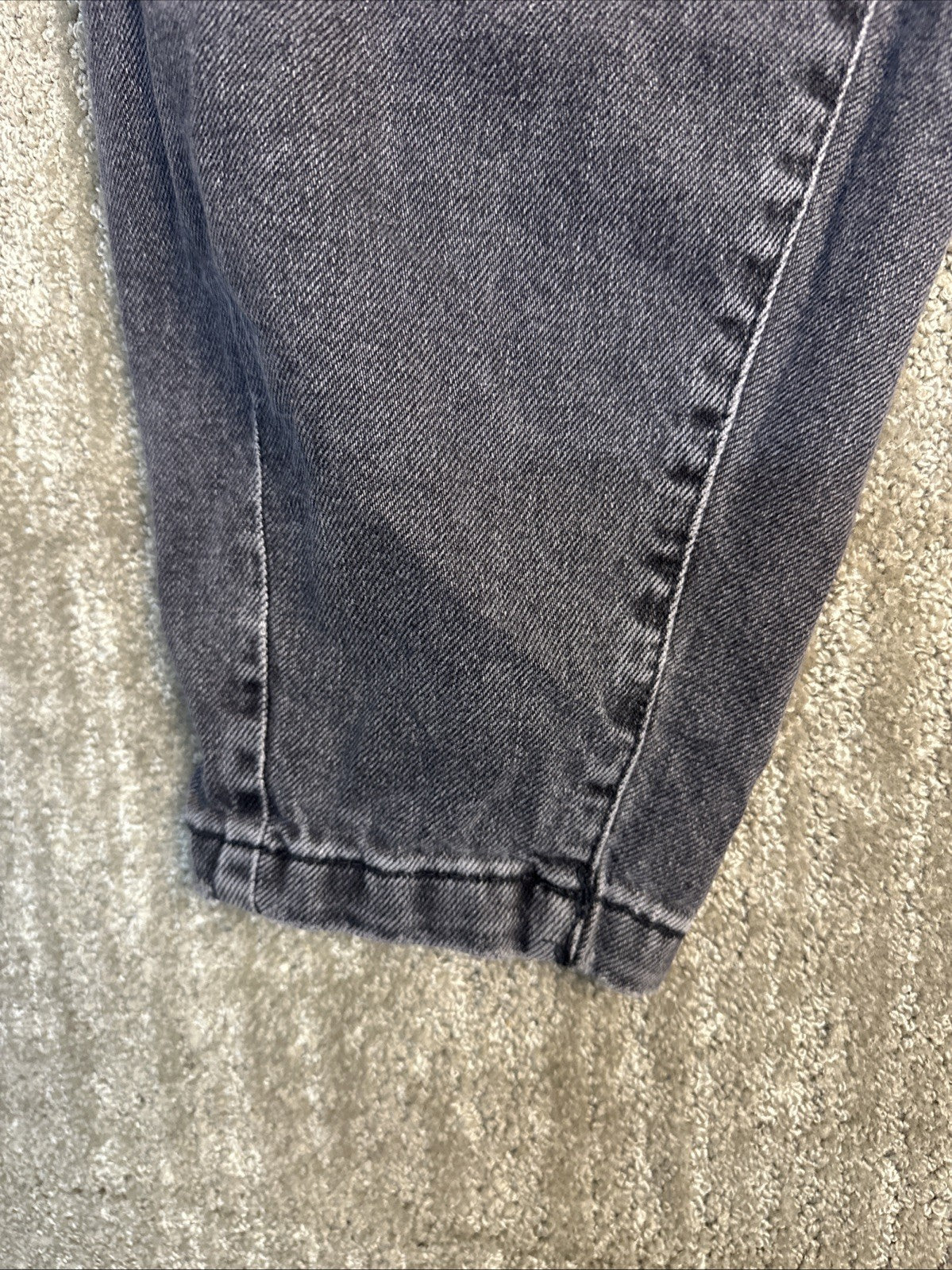 Women’s Black-Grey Zara Jean Pants Size US 0/25 Balloon Style (0040)