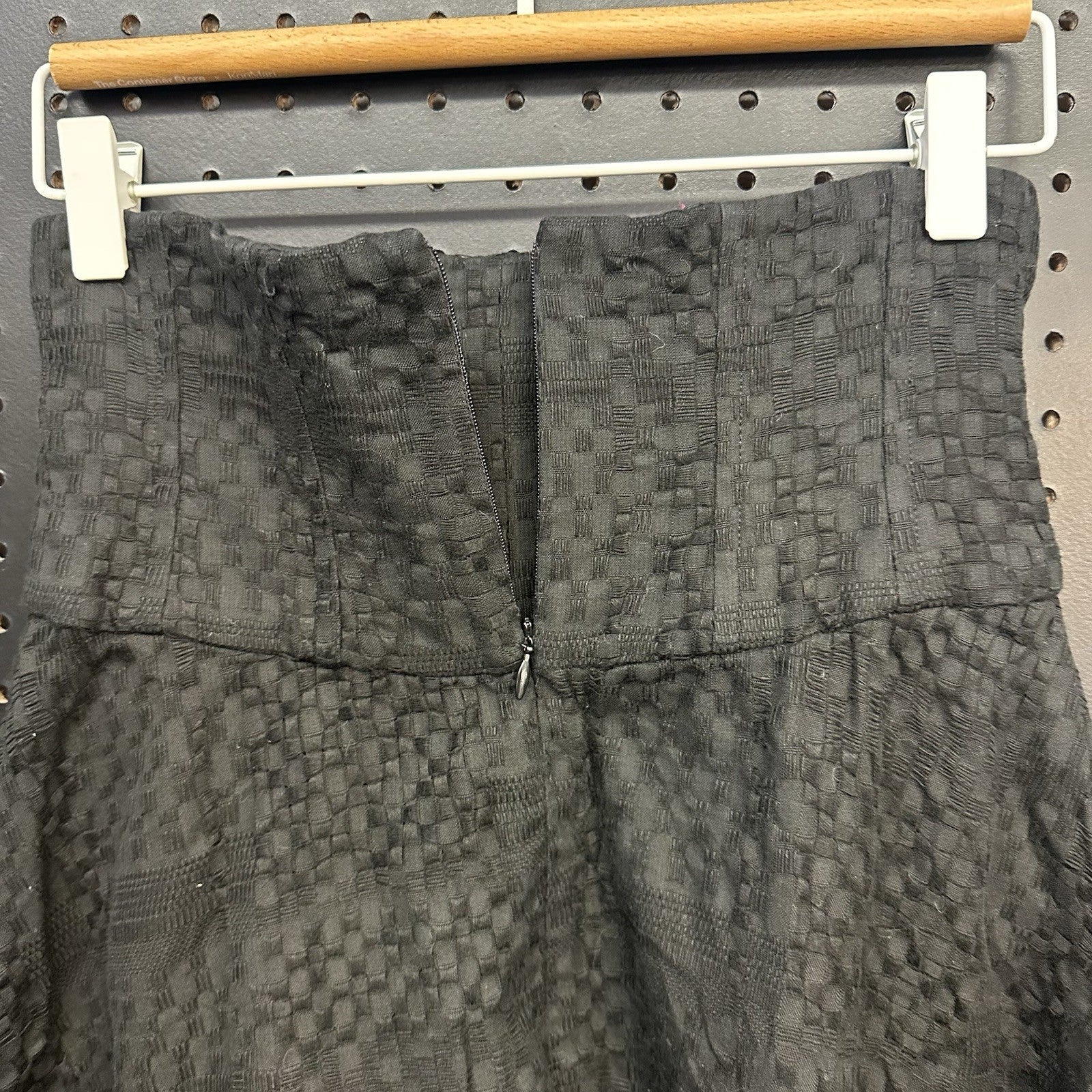 Rachel Comey Women’s Embossed Flare Black Skirt 2002 Y2K NWT $410