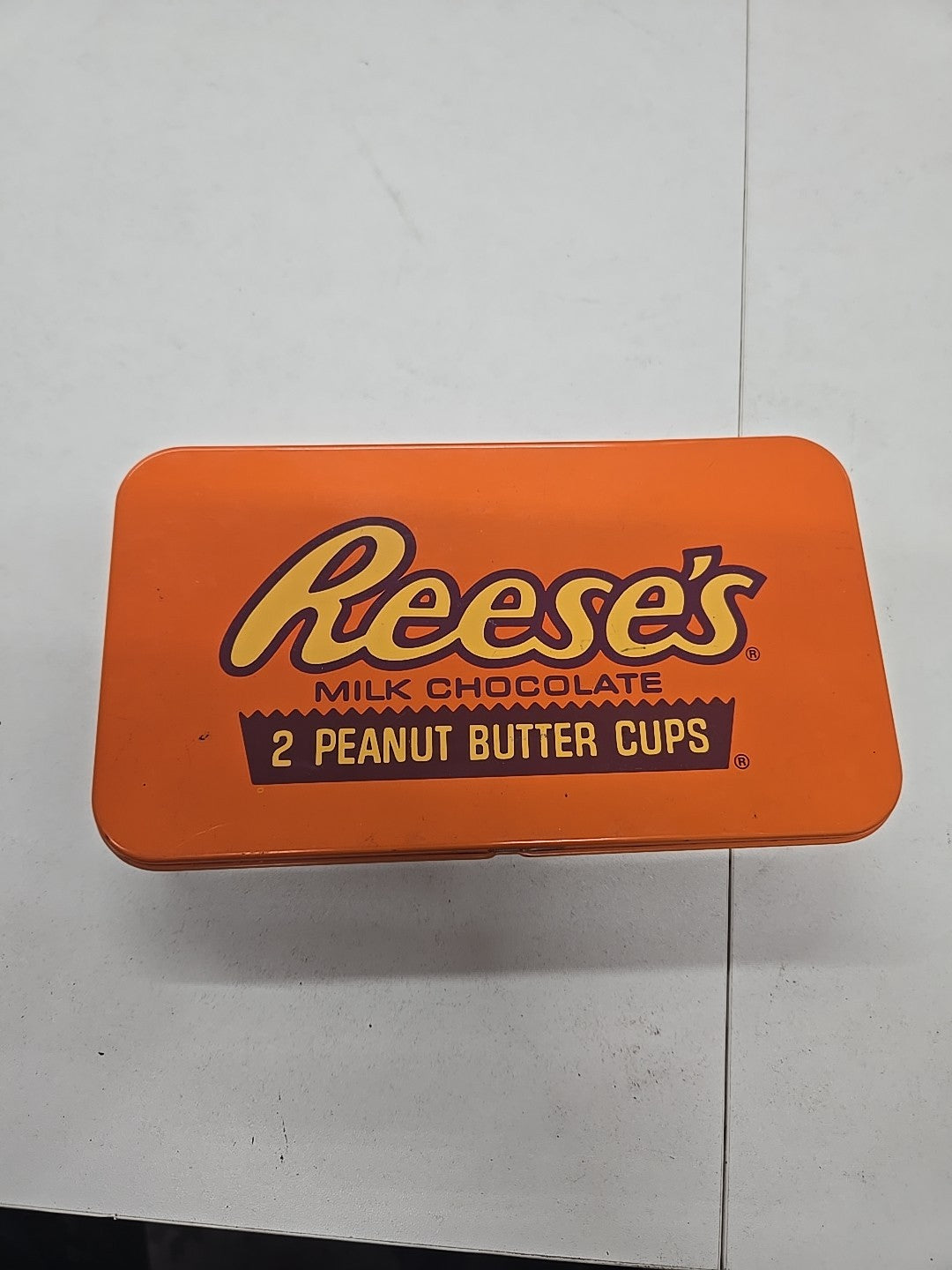 Rare Vintage Hershey’s Reese's Tin Box Made In Japan 8" X 4 1/2" 8B