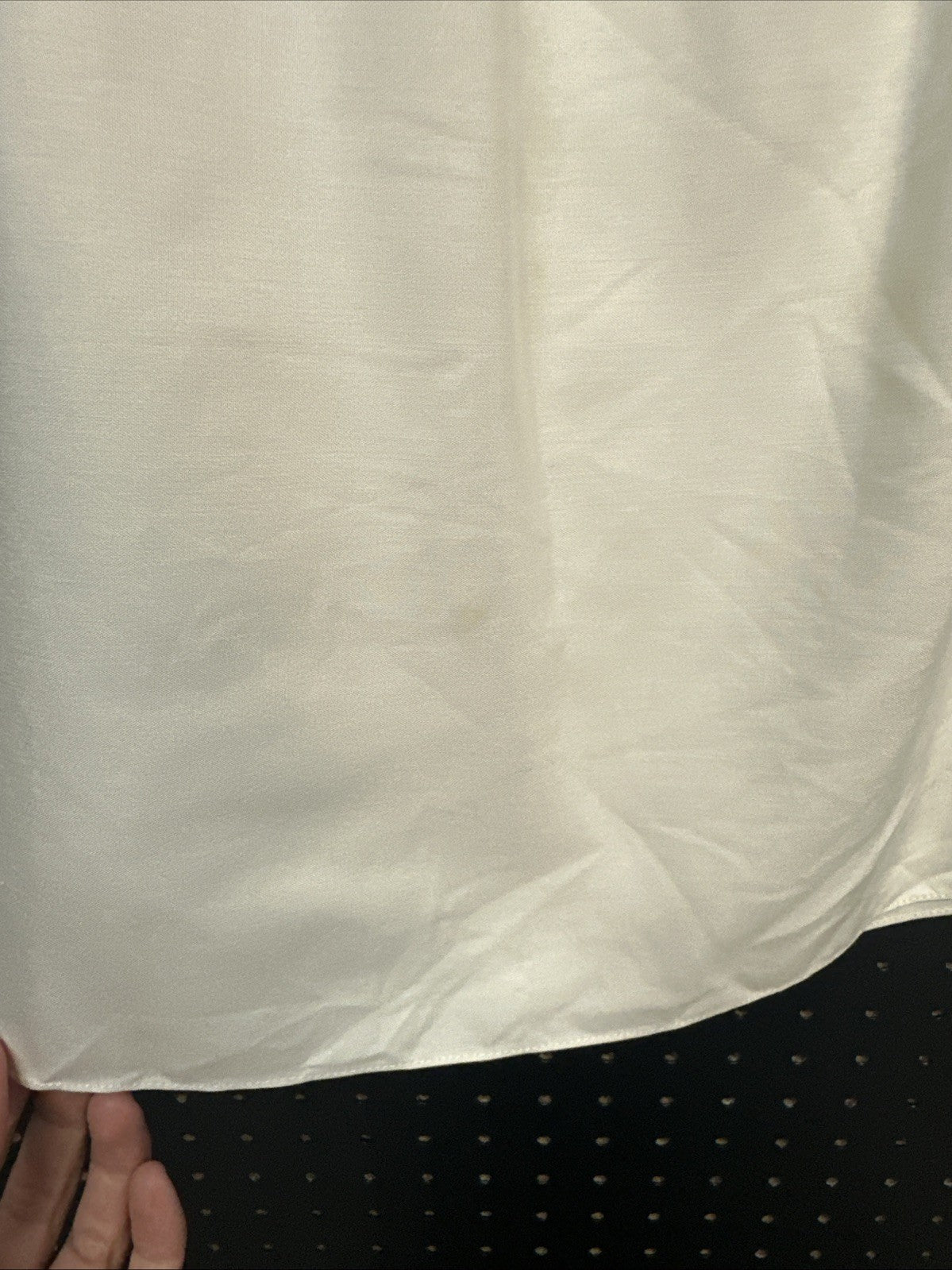 Morgane Le Fay New York 100% Silk Ivory Slip Skirt Women’s Small Minimalist Cut