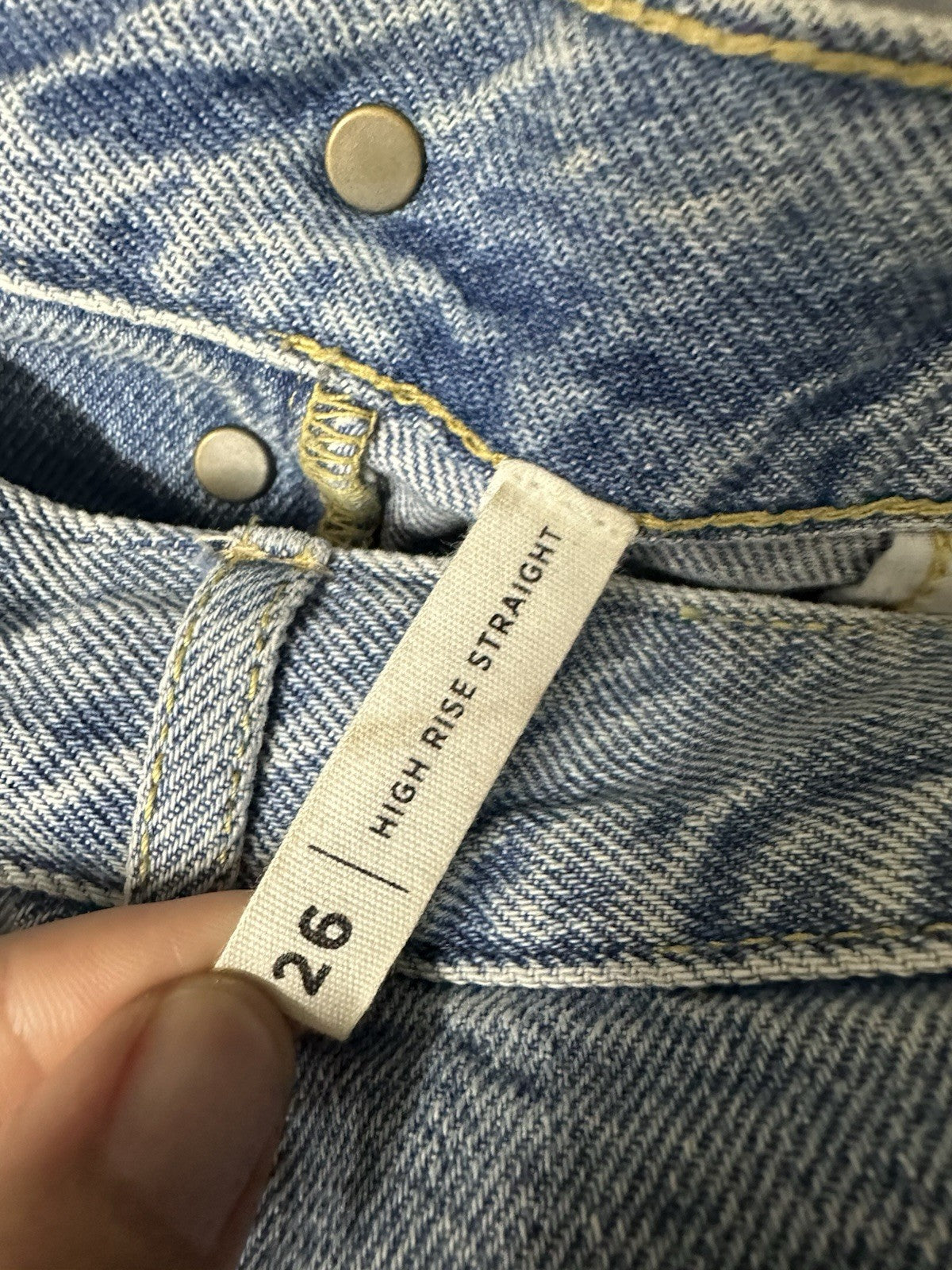 Pacsun Women’s High Rise Straight US 26 Wide Leg (0033)