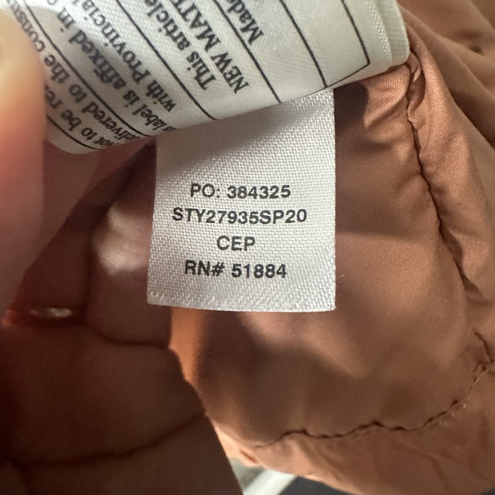 Patagonia Women’s Silent Down Jacket Size Small Century Dusky Pink 0094