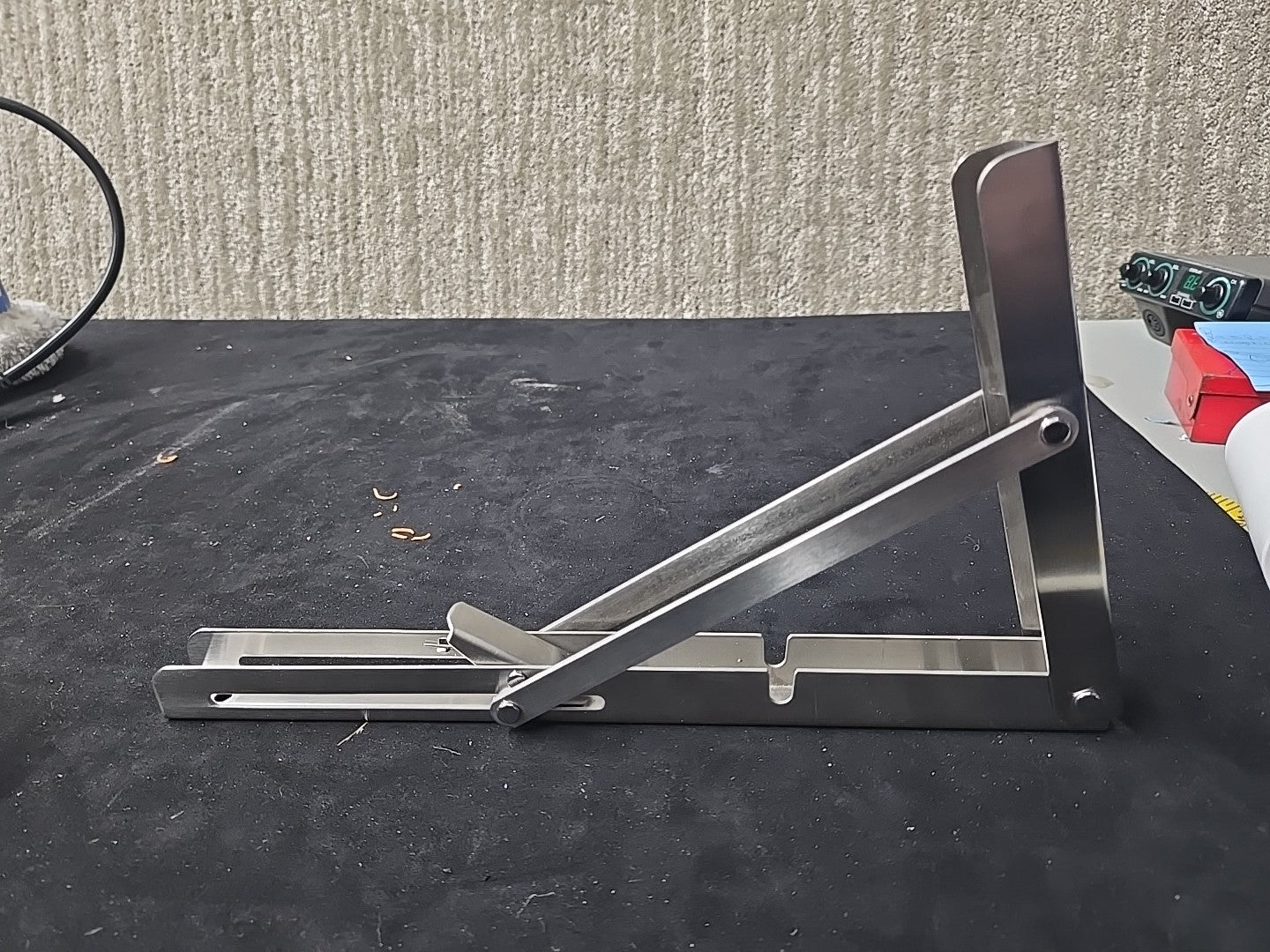 12" Stainless Steel Folding Wall Bracket 8B