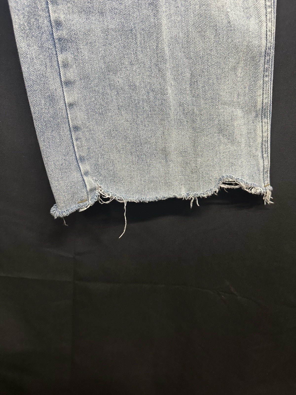 PACSUN Wide Baggy Jean US 29 Raw Hem Button Fly (0043)
