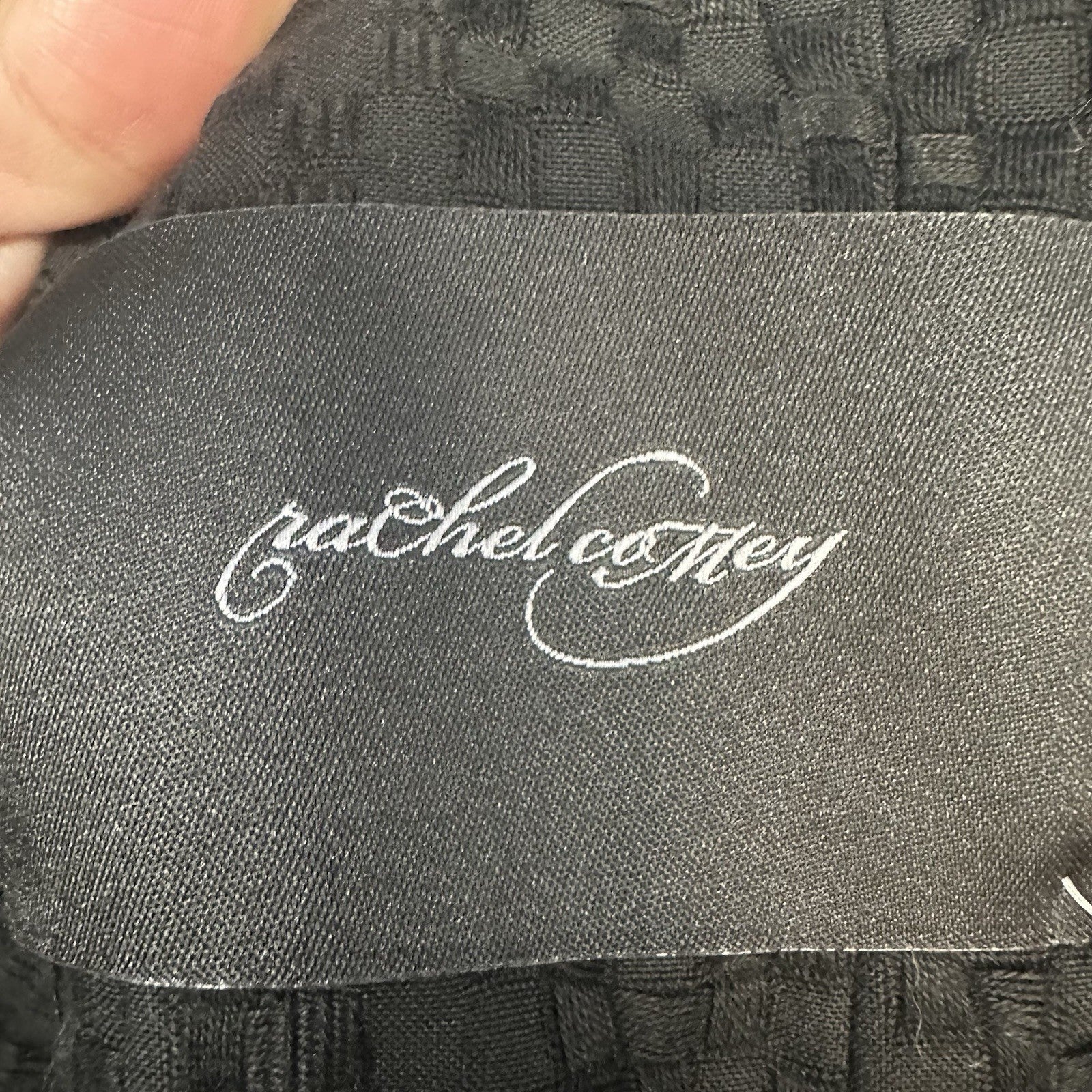 Rachel Comey Women’s Embossed Flare Black Skirt 2002 Y2K NWT $410