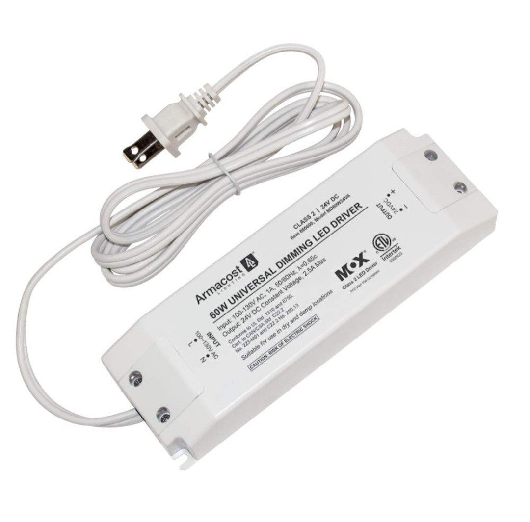 Armacost Lighting 860600 for LED Lighting, with Removable AC Cord, 60 Watt 2C