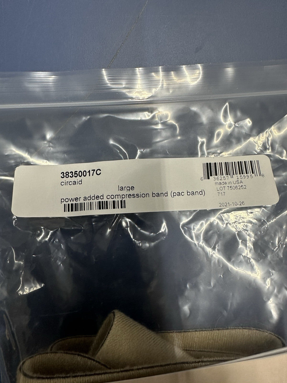 Medi Circaid Pac (Power Added Compression) Band Size Large Beige New 38350017C