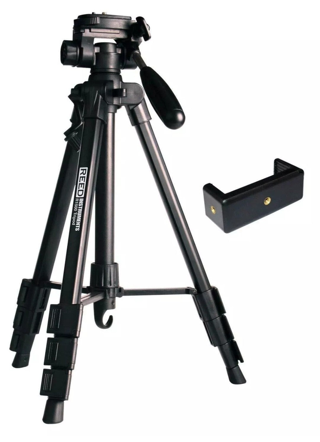 REED Instruments R1500 Tripod with Instrument Adapter, Expandable Up to 56” 7B
