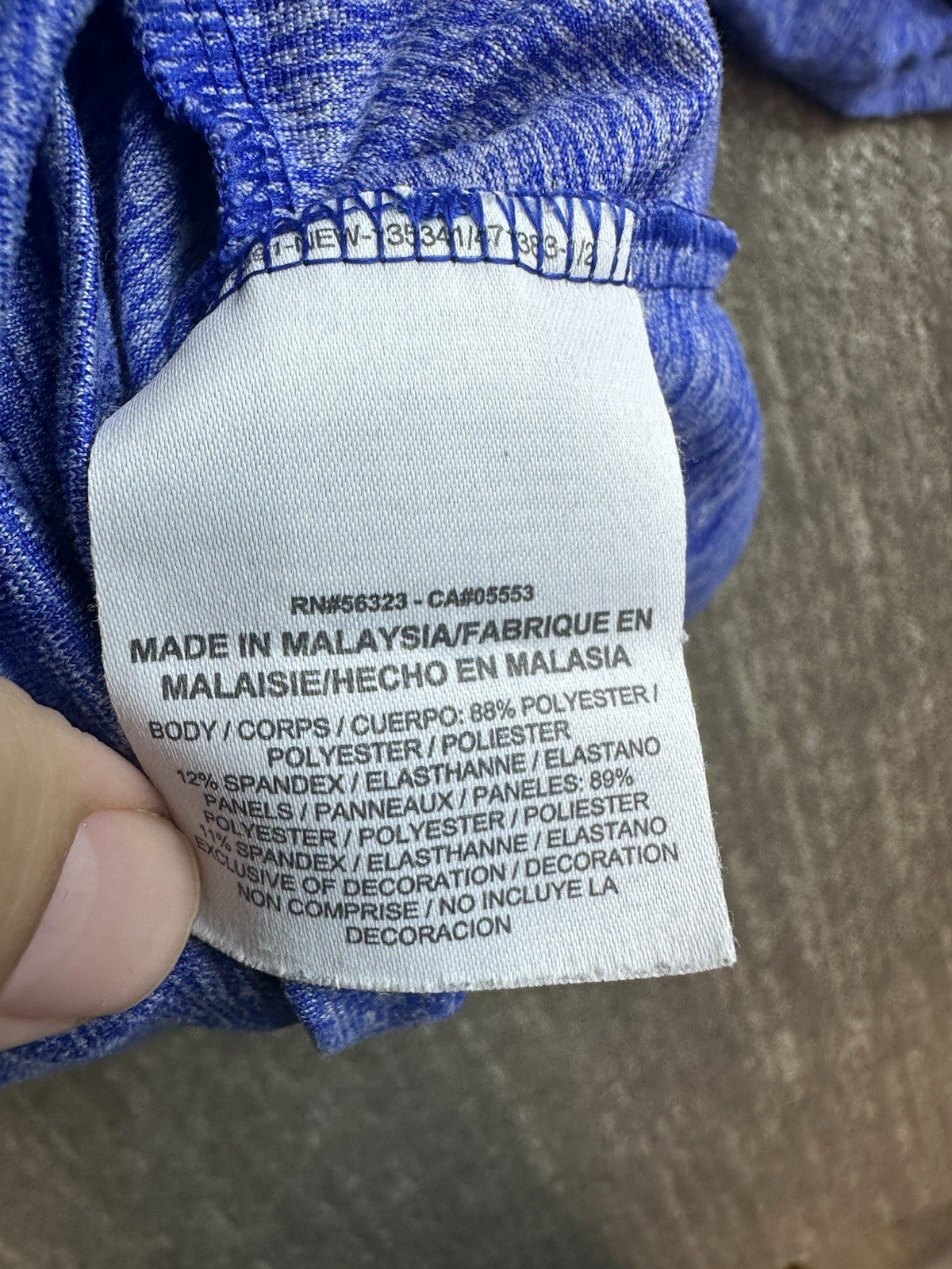 Nike Dri-Fit Running Blue Ski Mask Long Sleeve Thin Hooded Shirt Women’s Medium