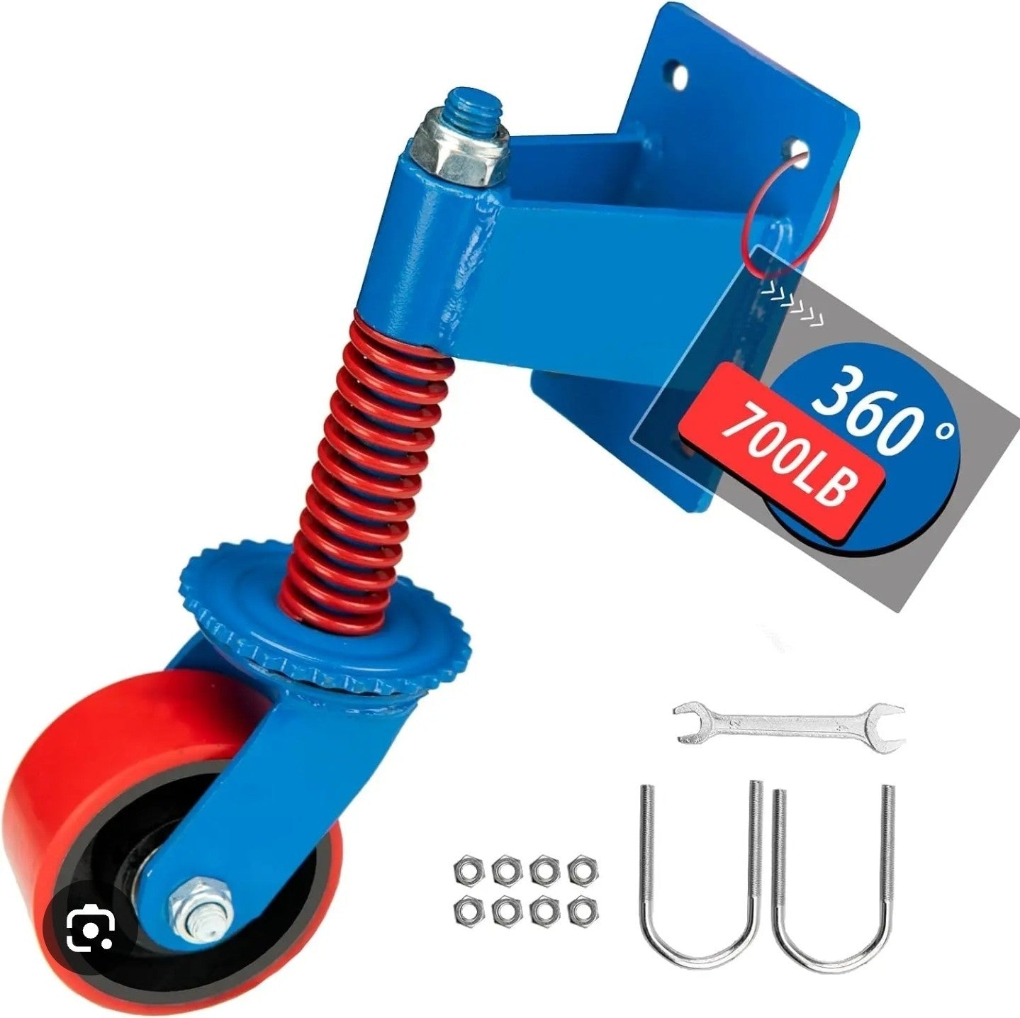 Heavy Duty Fence Gate Wheels 4 Inch for Metal Tube or Wood Gates 6D