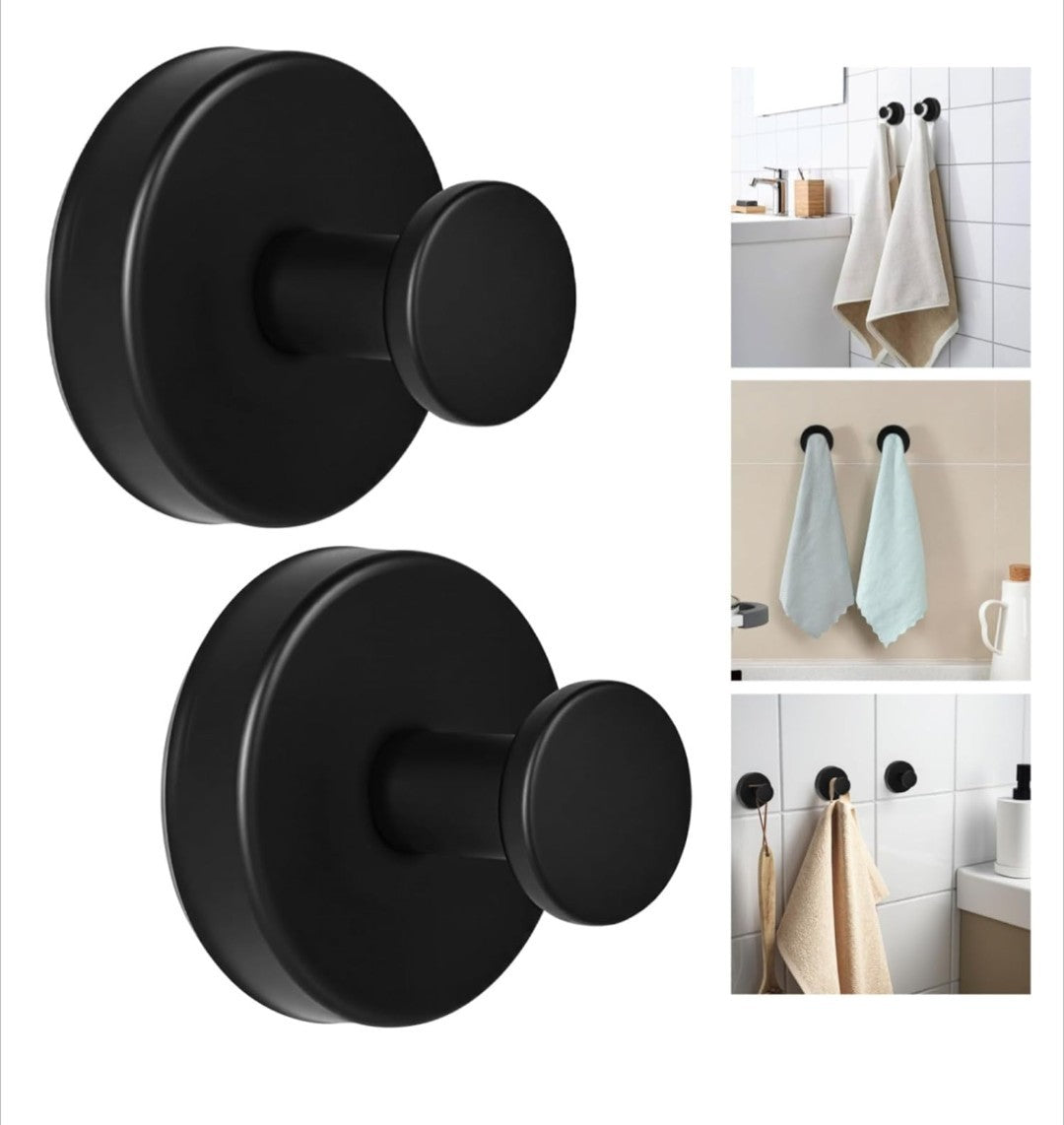 6 Pcs Suction Cup Hook, No Drill Suction Hooks for Bathroom, Damage Free 8D
