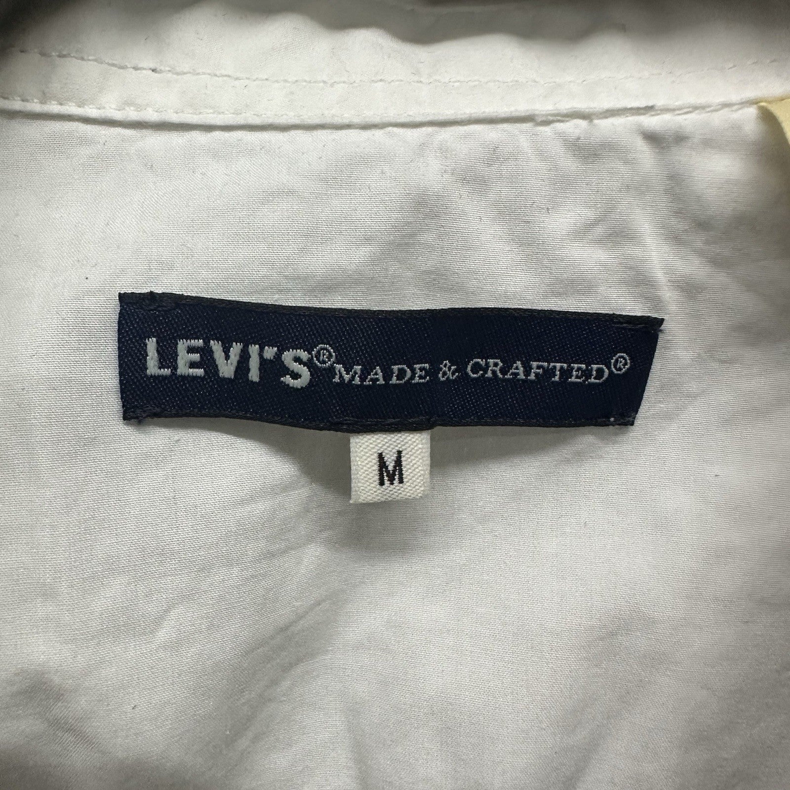 NWT Women's LEVI'S MADE & CRAFTED Dad Shirtdress Minidress Size M 100% Cotton