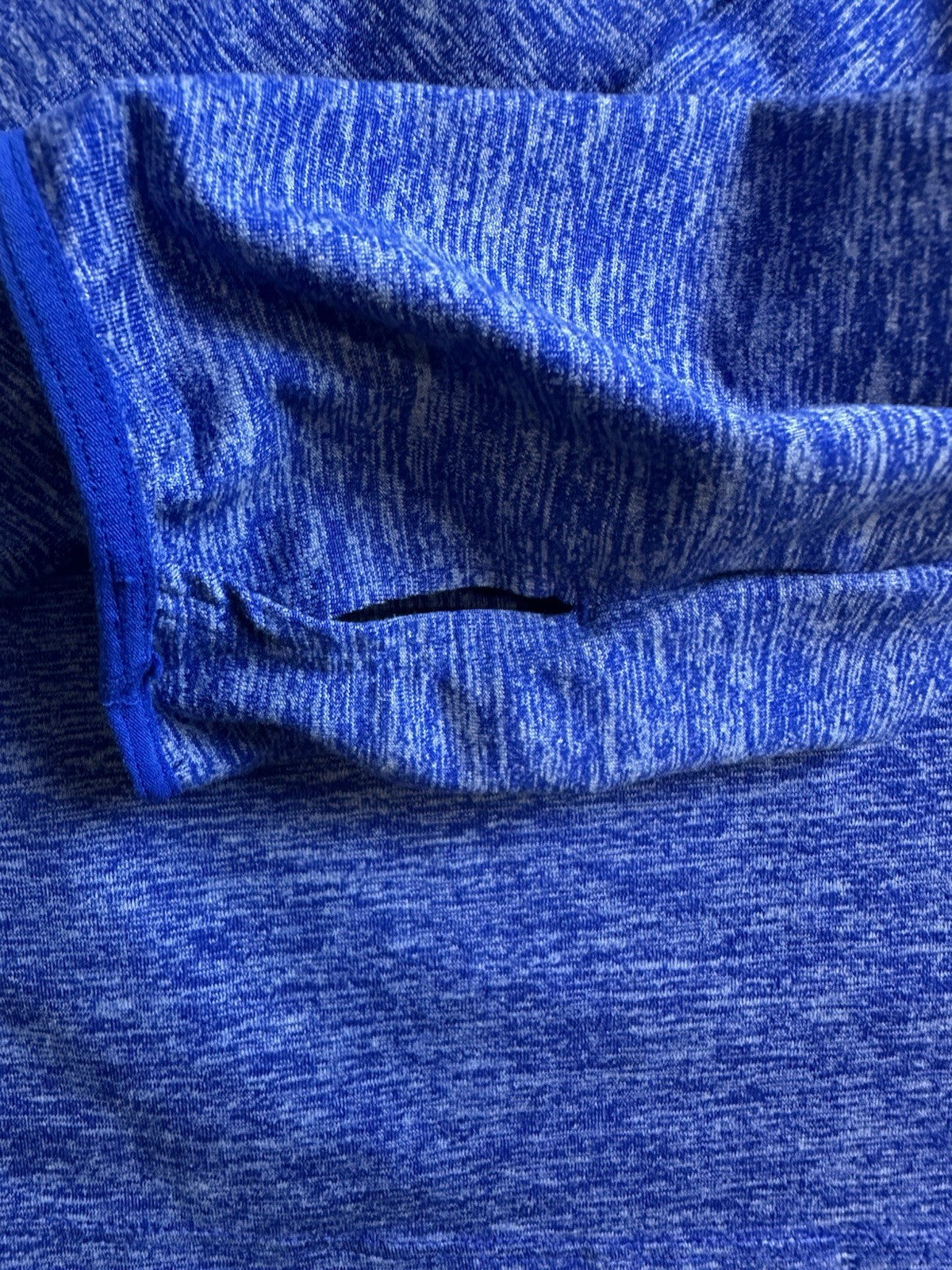 Nike Dri-Fit Running Blue Ski Mask Long Sleeve Thin Hooded Shirt Women’s Medium