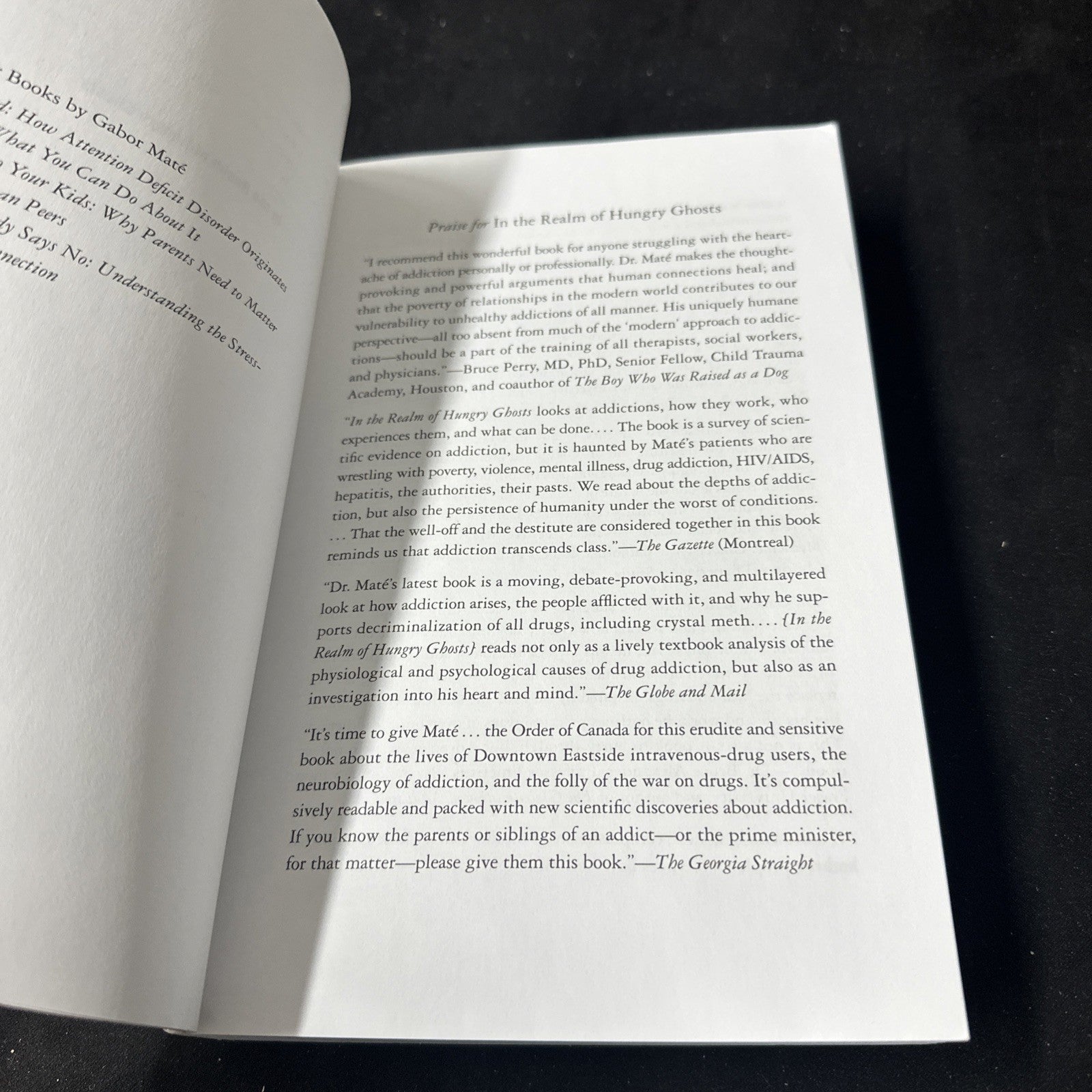 In the Realm of Hungry Ghosts : Close Encounters with Addiction by Gabor Maté