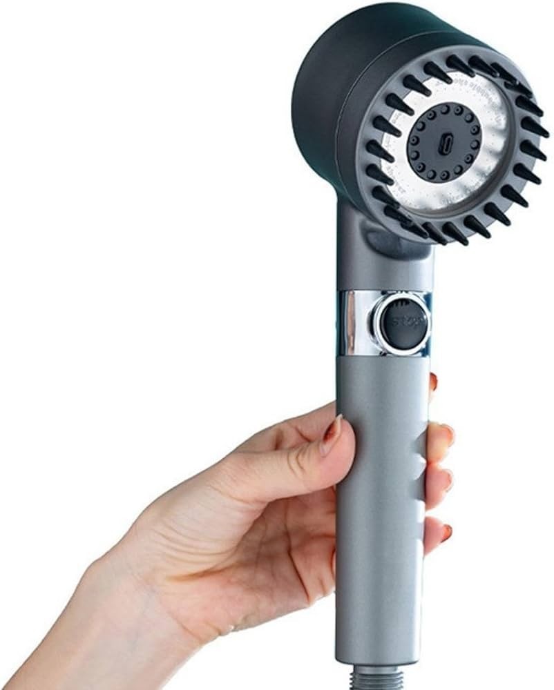 ZGMEH Filtered Shower Head With High Pressure 3+1 Spray Modes & Water Softener