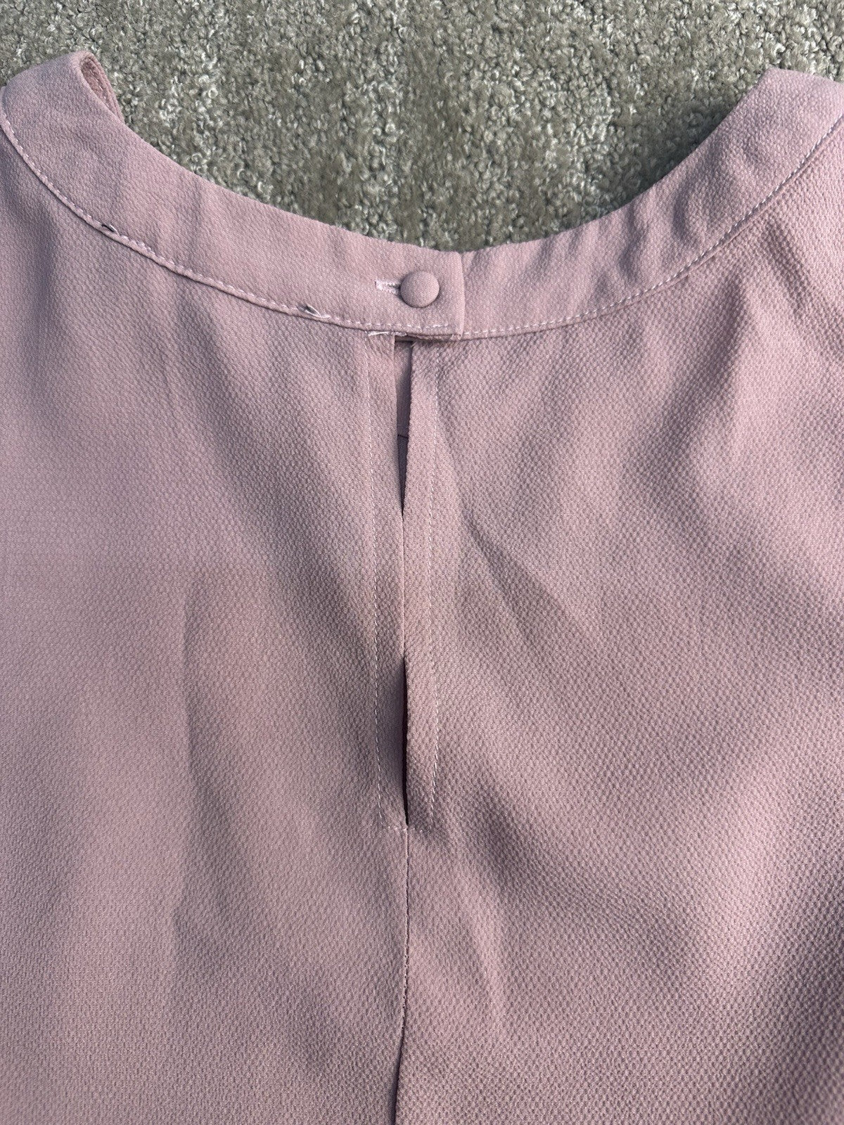 Women’s XS Lulus Blush Pink Top Lace Short Sleeve Arms (0029)