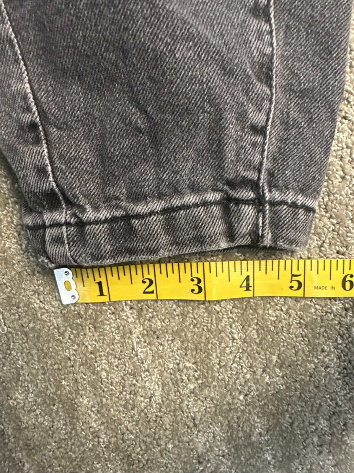 Women’s Black-Grey Zara Jean Pants Size US 0/25 Balloon Style (5.0)