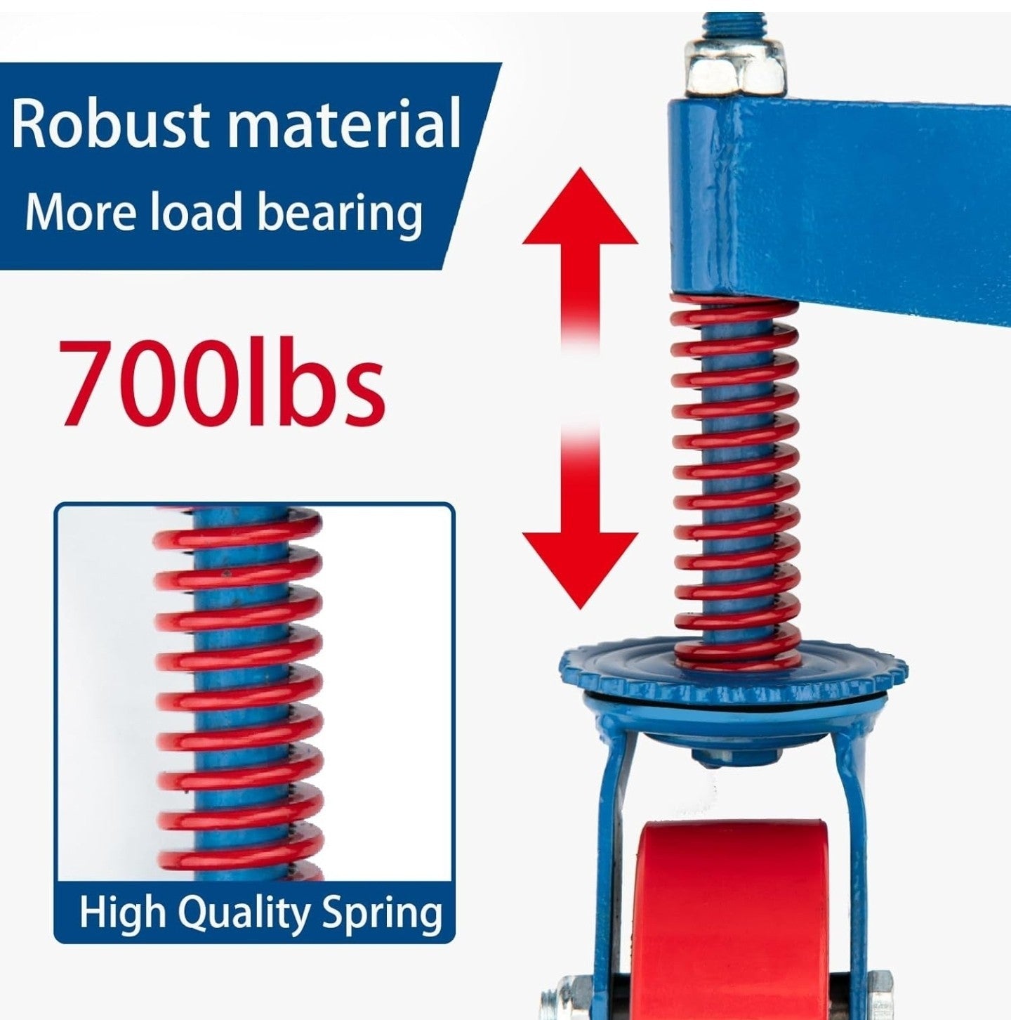 Heavy Duty Fence Gate Wheels 4 Inch for Metal Tube or Wood Gates 6D