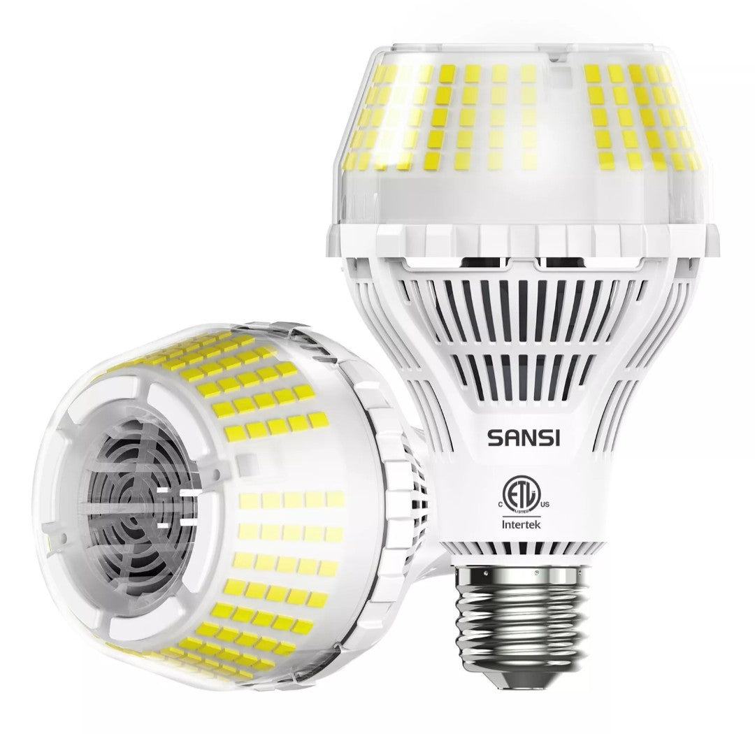SANSI LED Light Bulb 5000K Daylight White A21 LED Bulb Home Lamps 2PACK (2A)