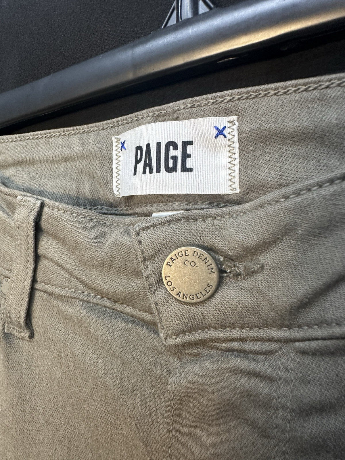 Paige Women’s Jeans Hoxton Ultra Skinny Taupe US 27 (0002)