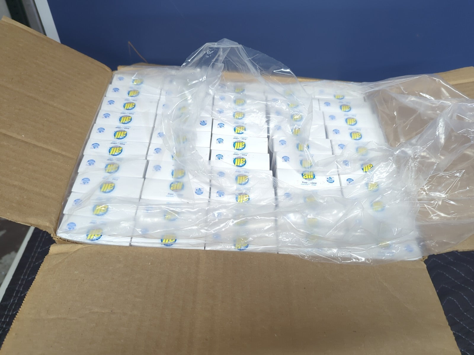 (100 Pack) All Free Clear HE Liquid Laundry Detergent Unscented 1.6 oz 6E