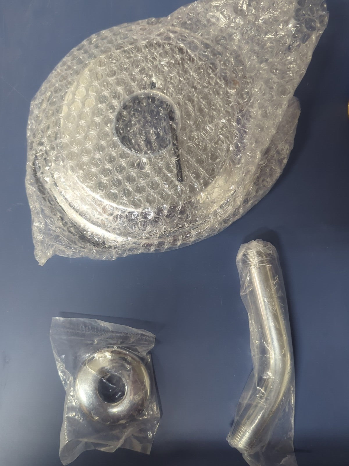 Kingston Chrome Faucet, Lever, Pipes, Plate and More Set KB3631