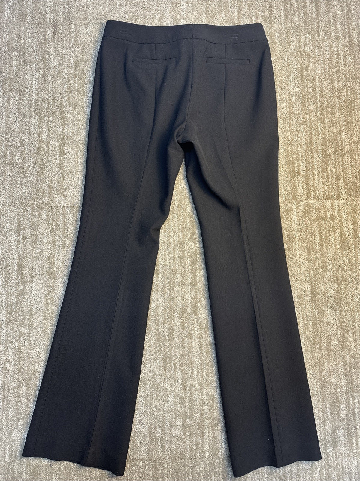 Women’s Classiques Entier Black Dress Size 8 Pants W Faux Pockets (0025)