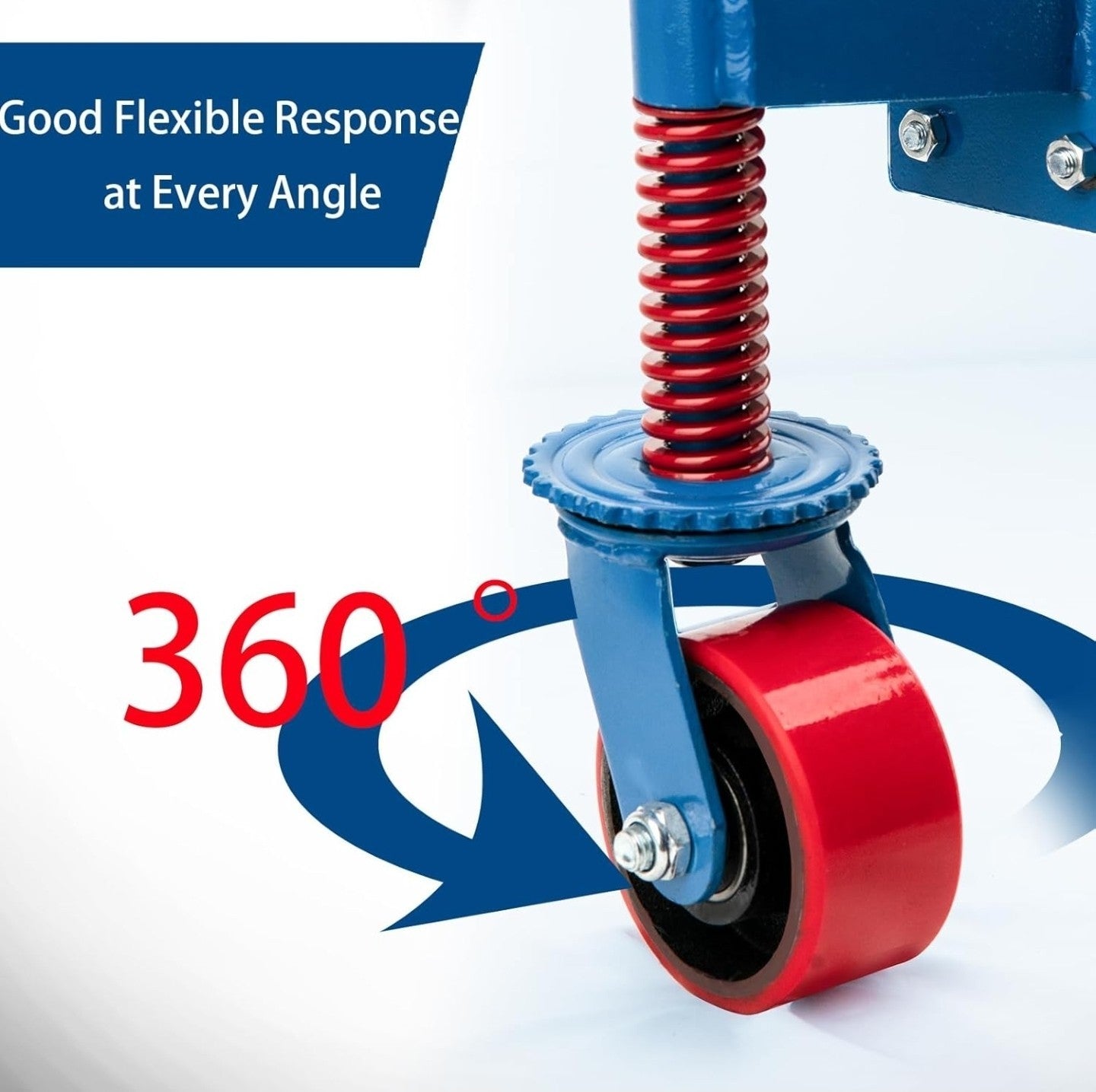 Heavy Duty Fence Gate Wheels 4 Inch for Metal Tube or Wood Gates 6D